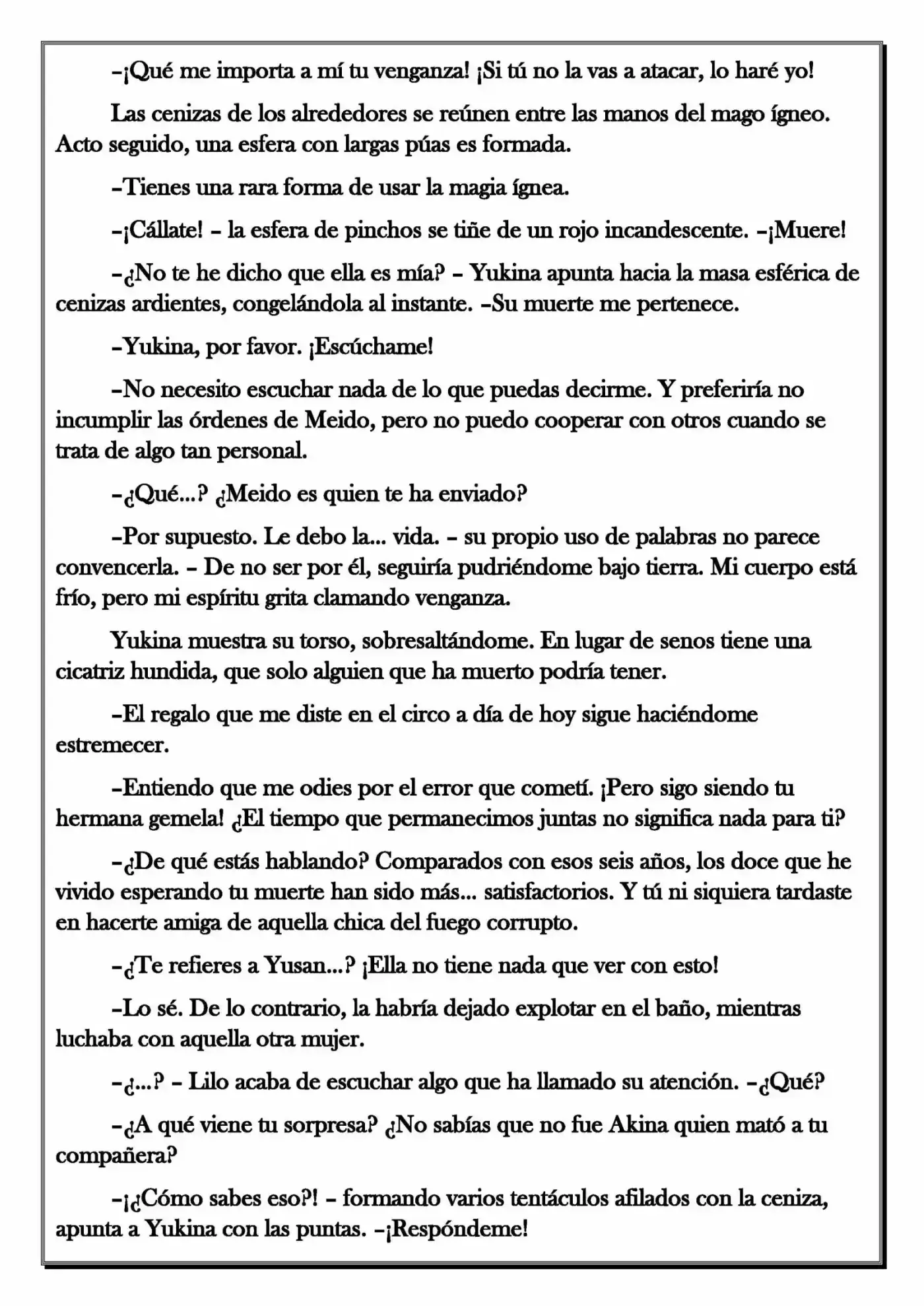 Monochrome Cross - Remade (Novela) - Capítulo 123 - Página 11 - LectorTMOo