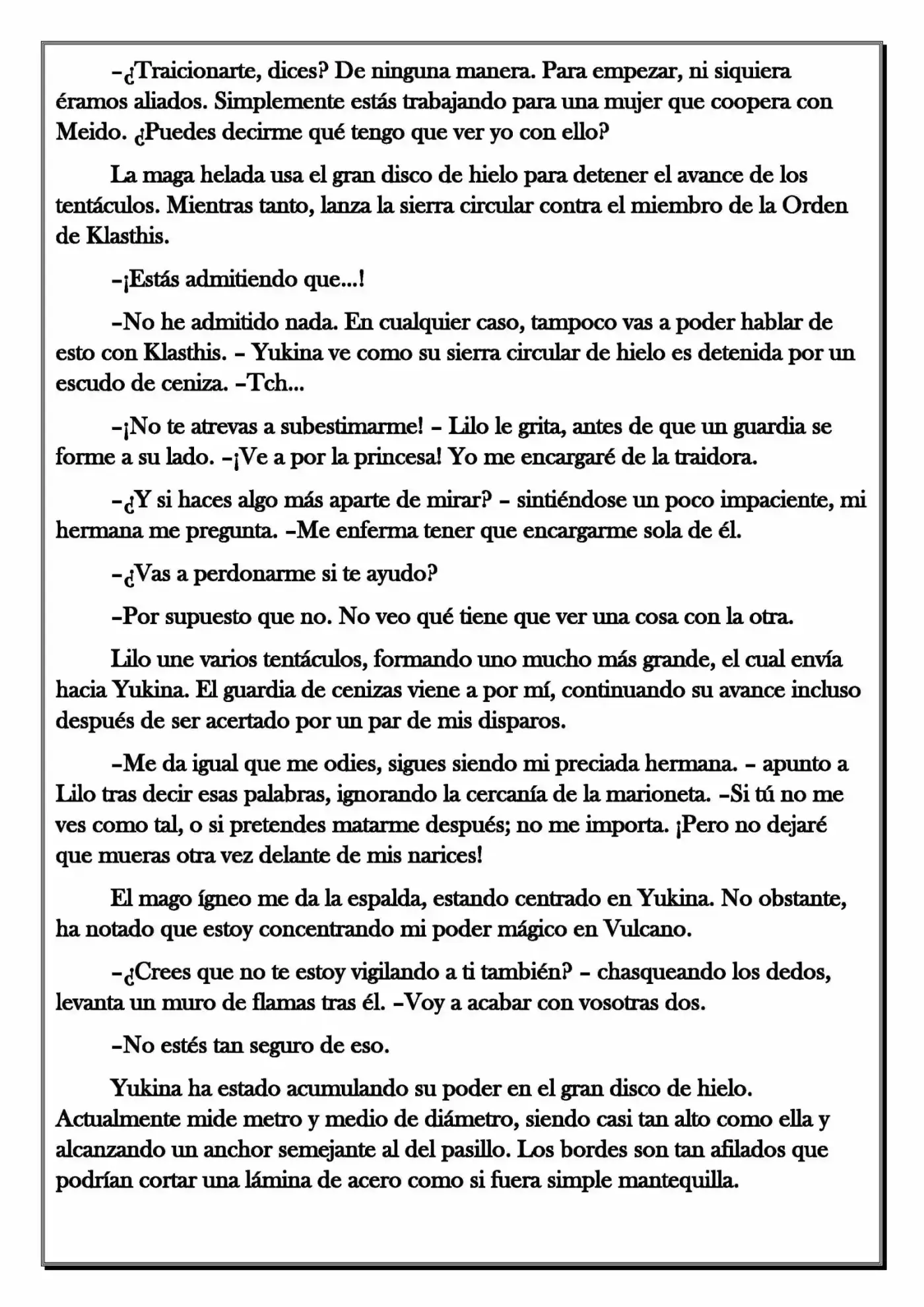 Monochrome Cross - Remade (Novela) - Capítulo 124 - Página 5 - LectorTMOo