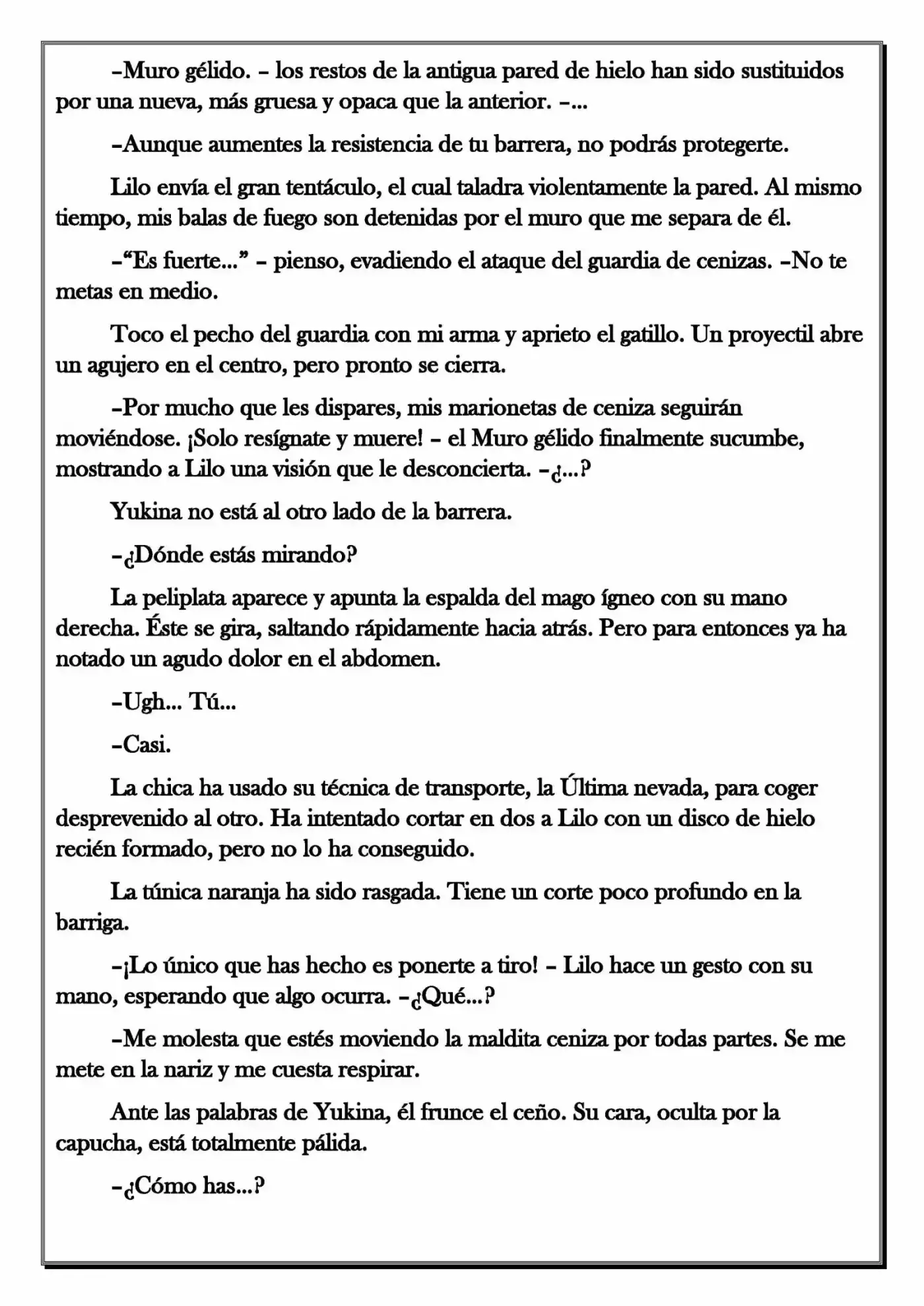 Monochrome Cross - Remade (Novela) - Capítulo 124 - Página 6 - LectorTMOo