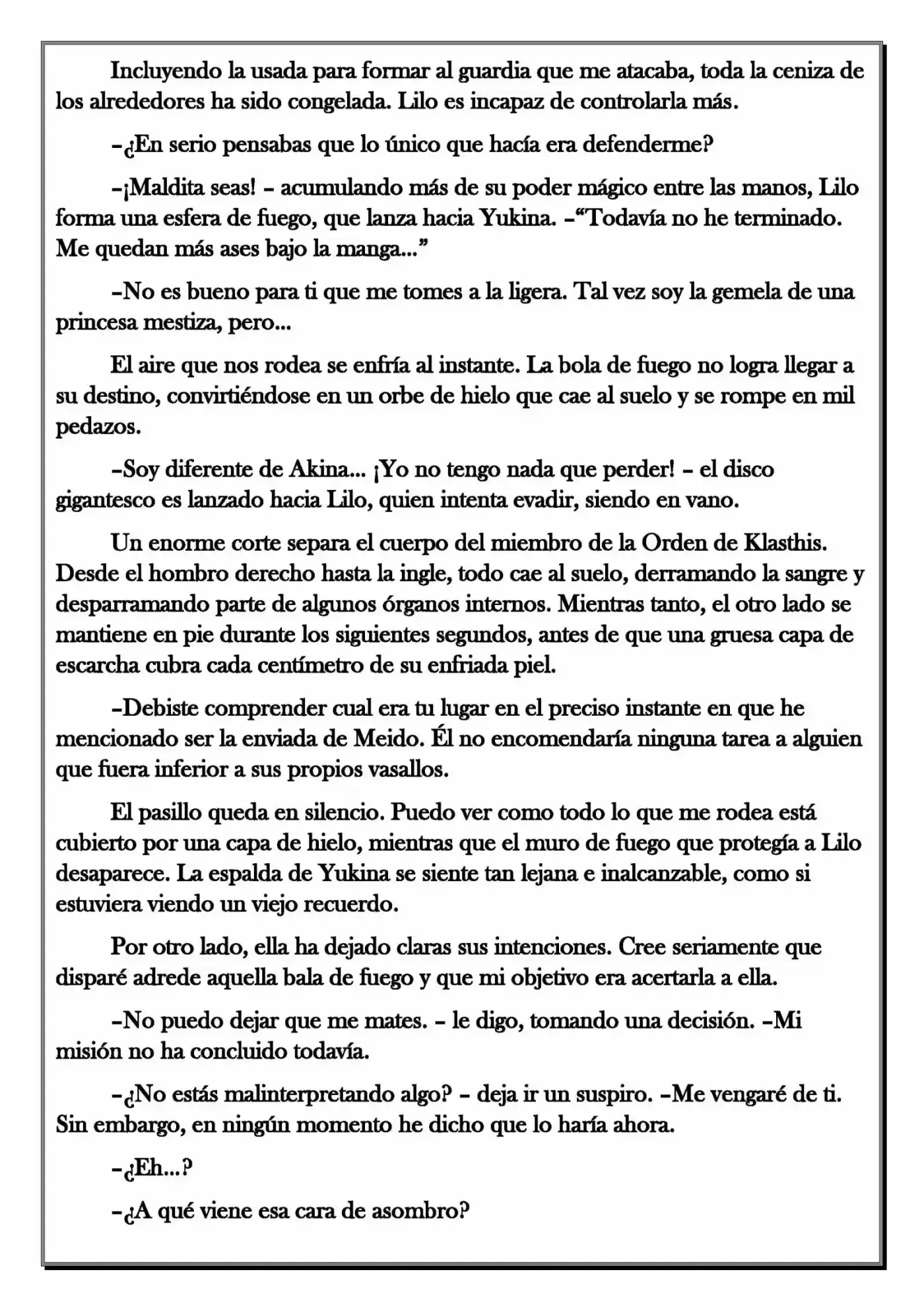 Monochrome Cross - Remade (Novela) - Capítulo 124 - Página 7 - LectorTMOo