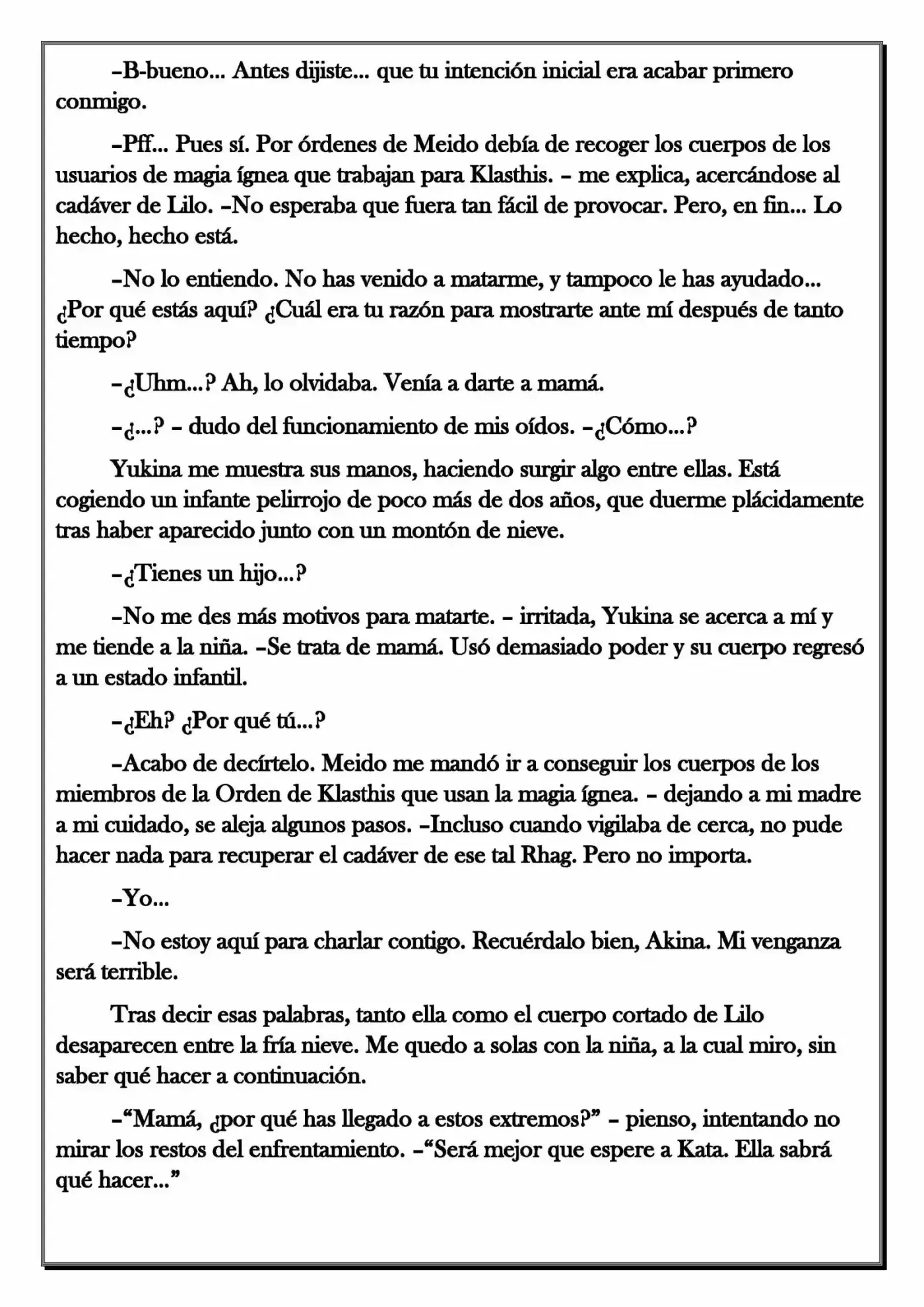 Monochrome Cross - Remade (Novela) - Capítulo 124 - Página 8 - LectorTMOo