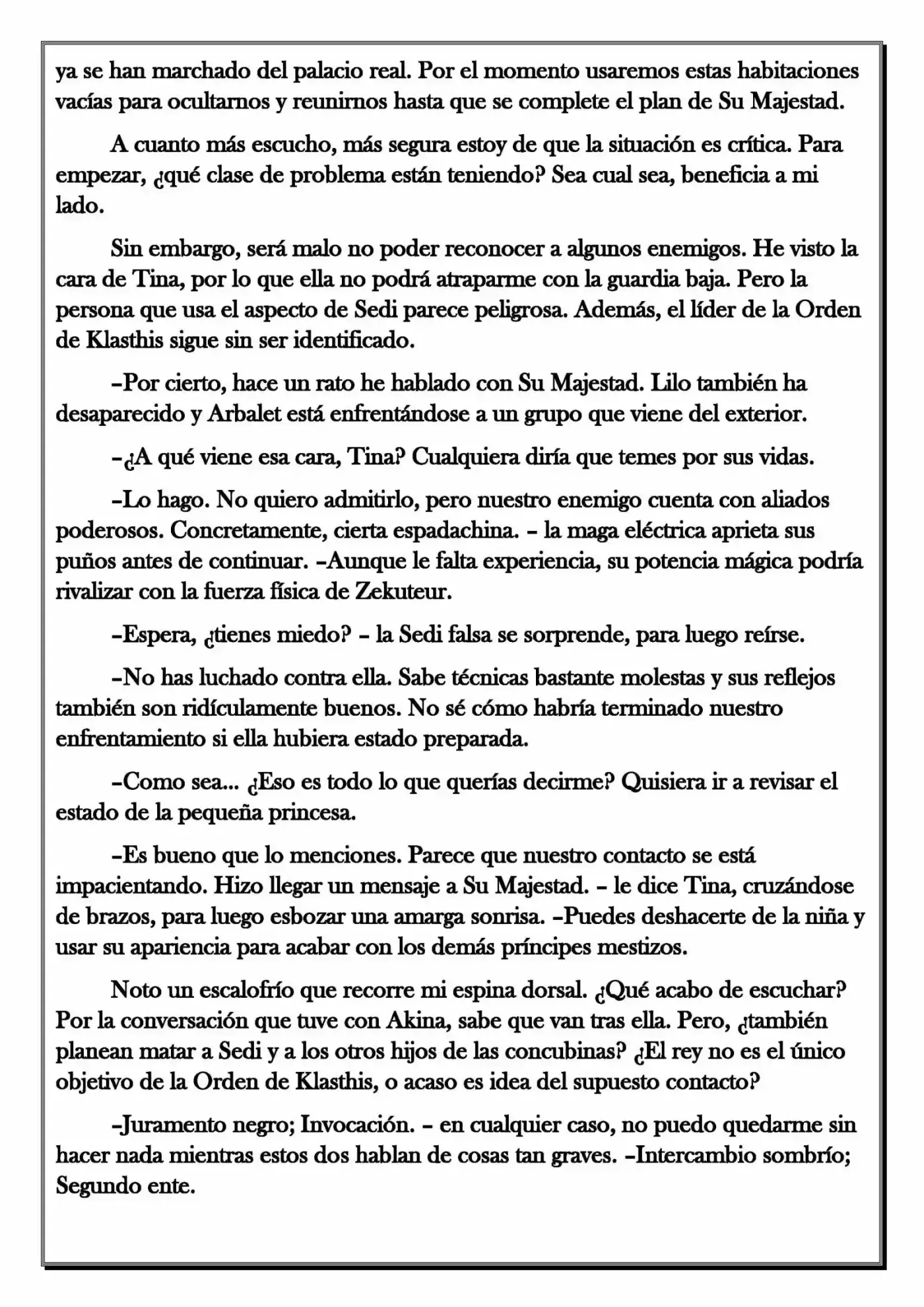 Monochrome Cross - Remade (Novela) - Capítulo 128 - Página 4 - LectorTMOo