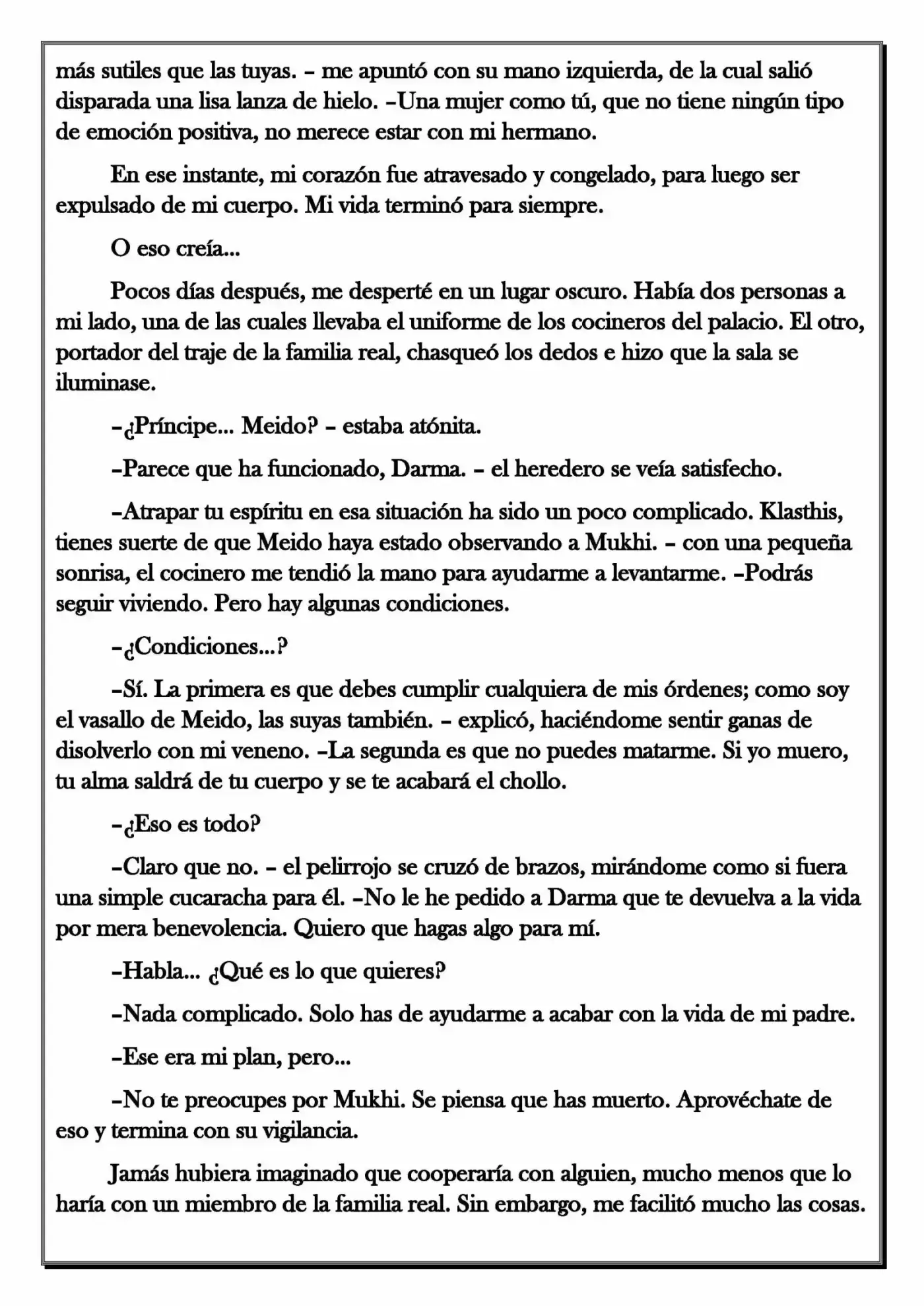 Monochrome Cross - Remade (Novela) - Capítulo 137 - Página 6 - LectorTMOo