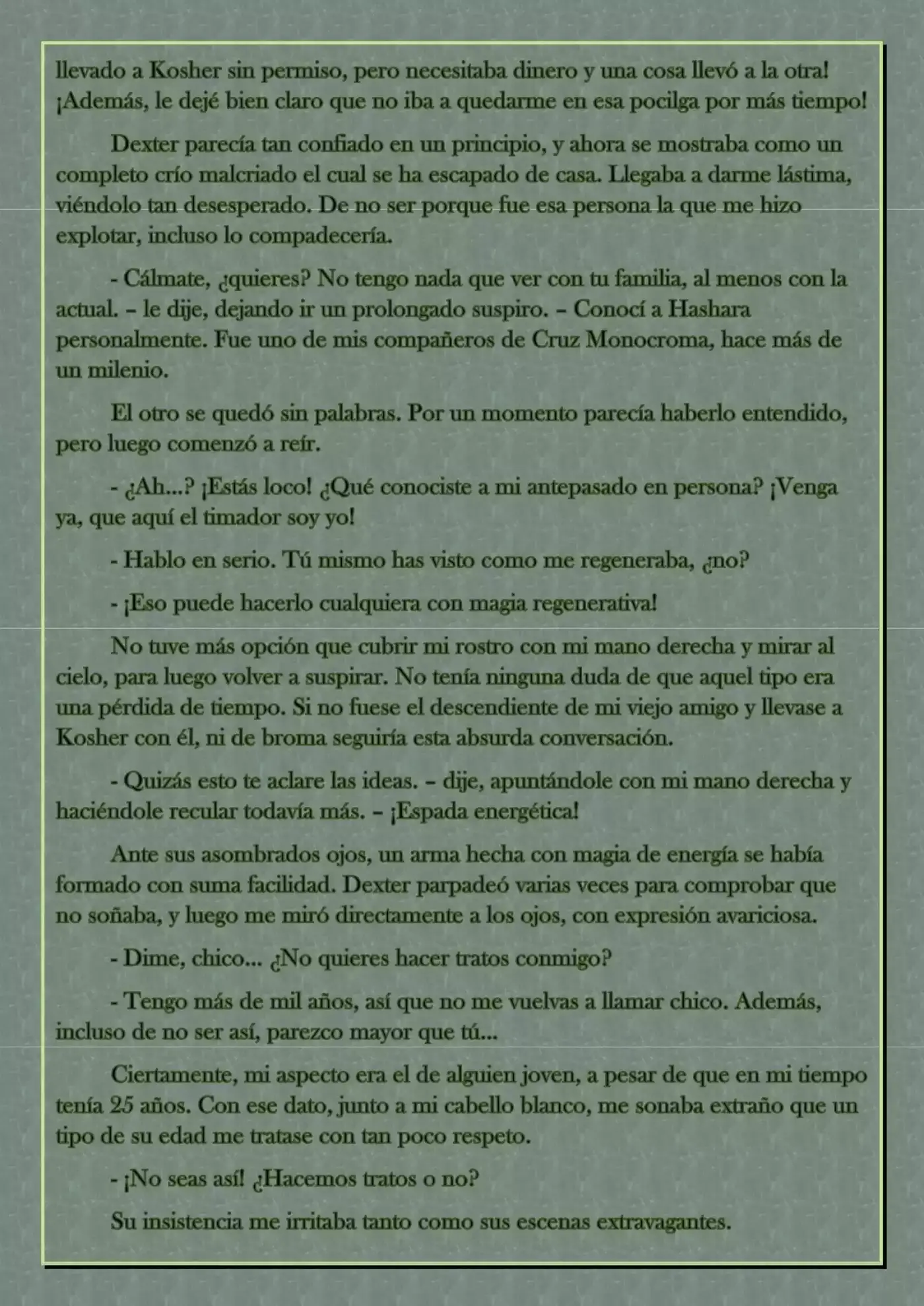 Monochrome Cross - Remade (Novela) - Capítulo 14 - Página 6 - LectorTMOo