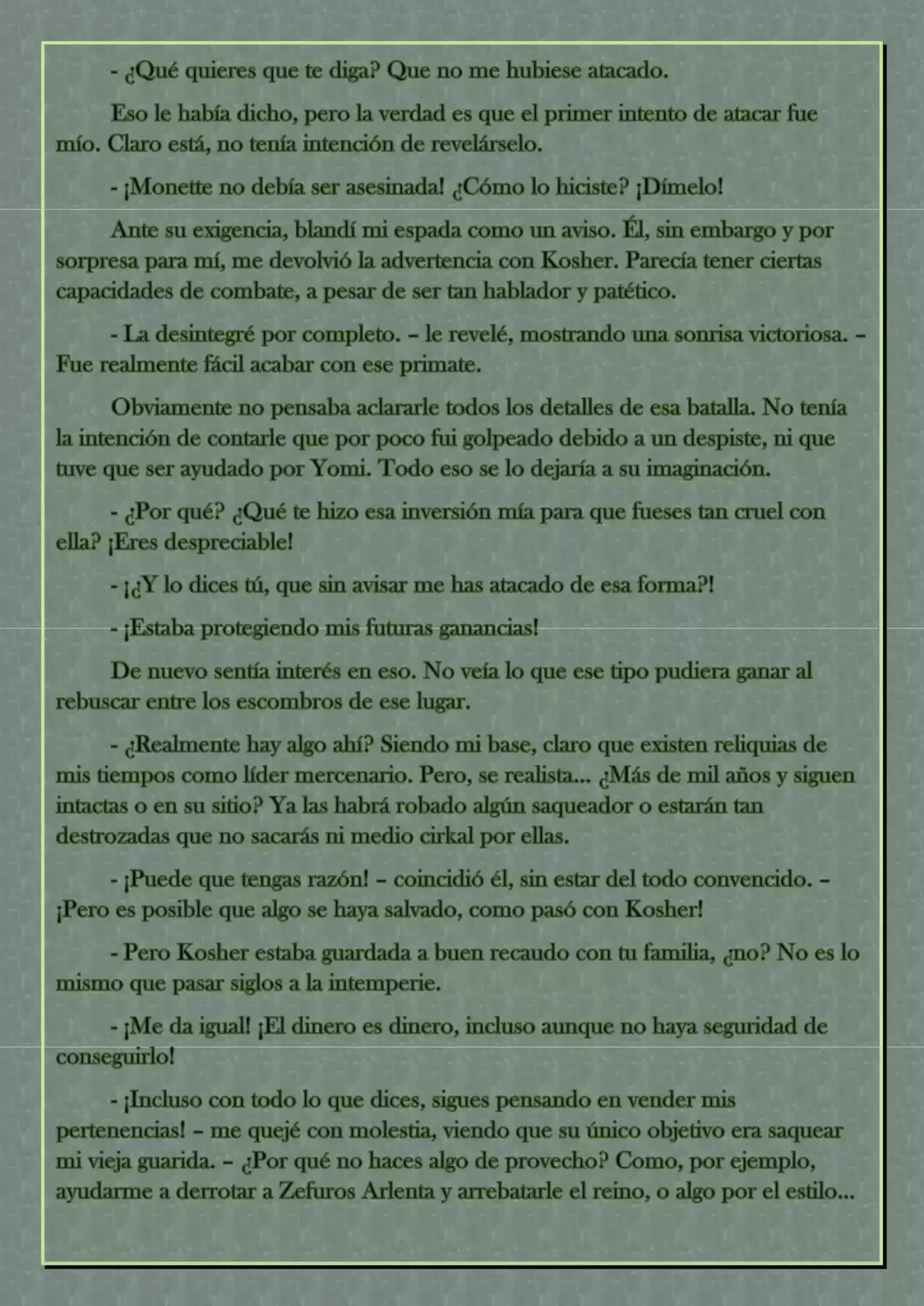 Monochrome Cross - Remade (Novela) - Capítulo 14 - Página 8 - LectorTMOo