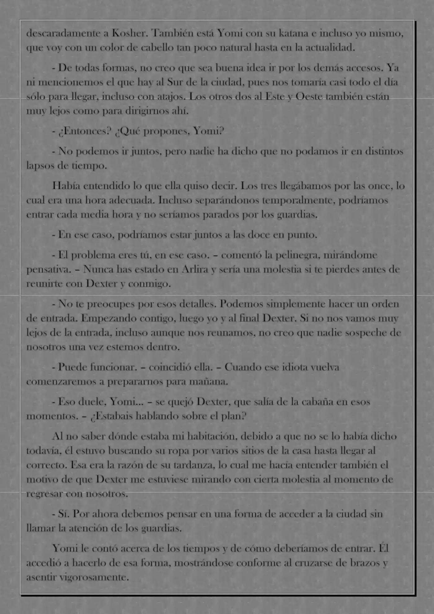 Monochrome Cross - Remade (Novela) - Capítulo 16 - Página 4 - LectorTMOo