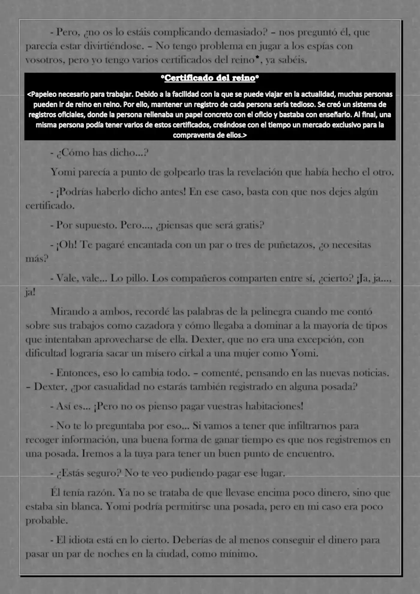 Monochrome Cross - Remade (Novela) - Capítulo 16 - Página 5 - LectorTMOo