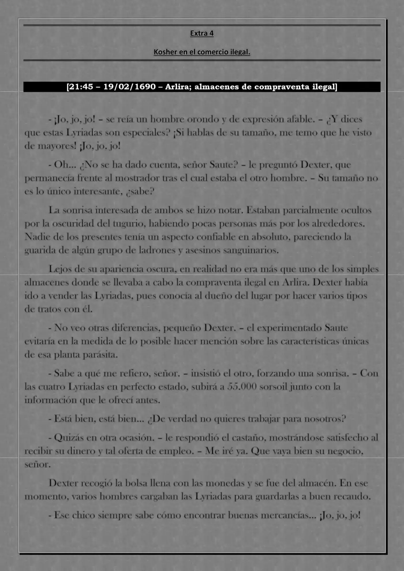 Monochrome Cross - Remade (Novela) - Capítulo 17.50 - Página 3 - LectorTMOo