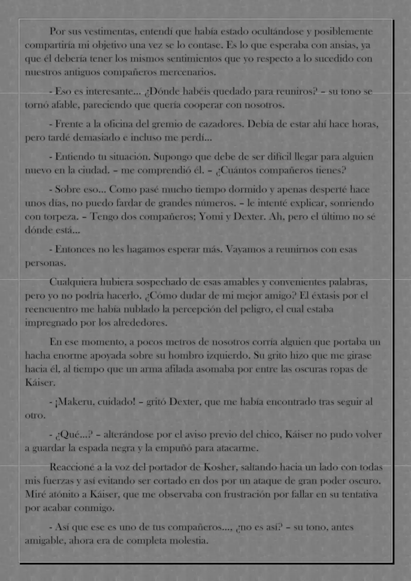 Monochrome Cross - Remade (Novela) - Capítulo 18 - Página 4 - LectorTMOo