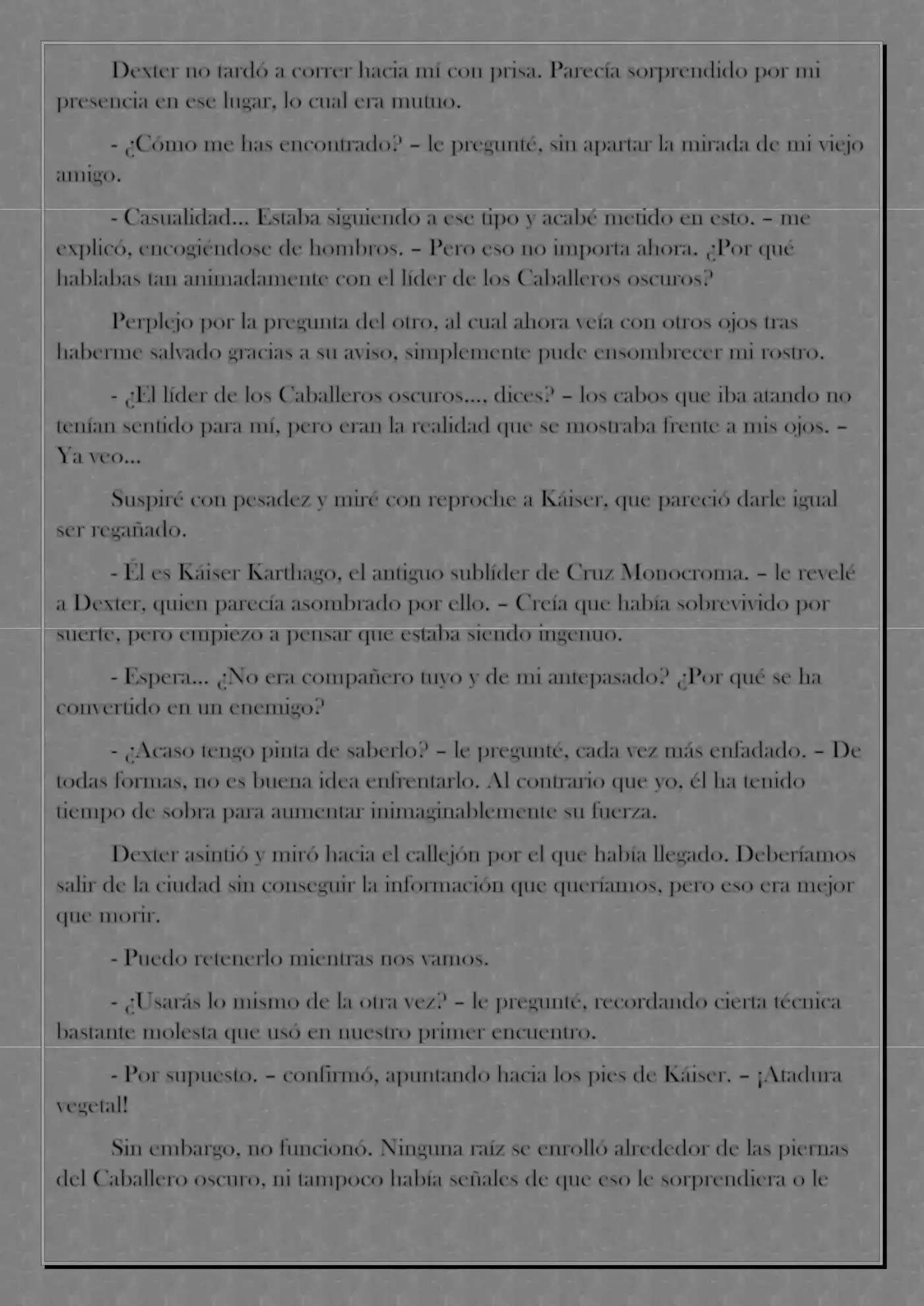 Monochrome Cross - Remade (Novela) - Capítulo 18 - Página 5 - LectorTMOo