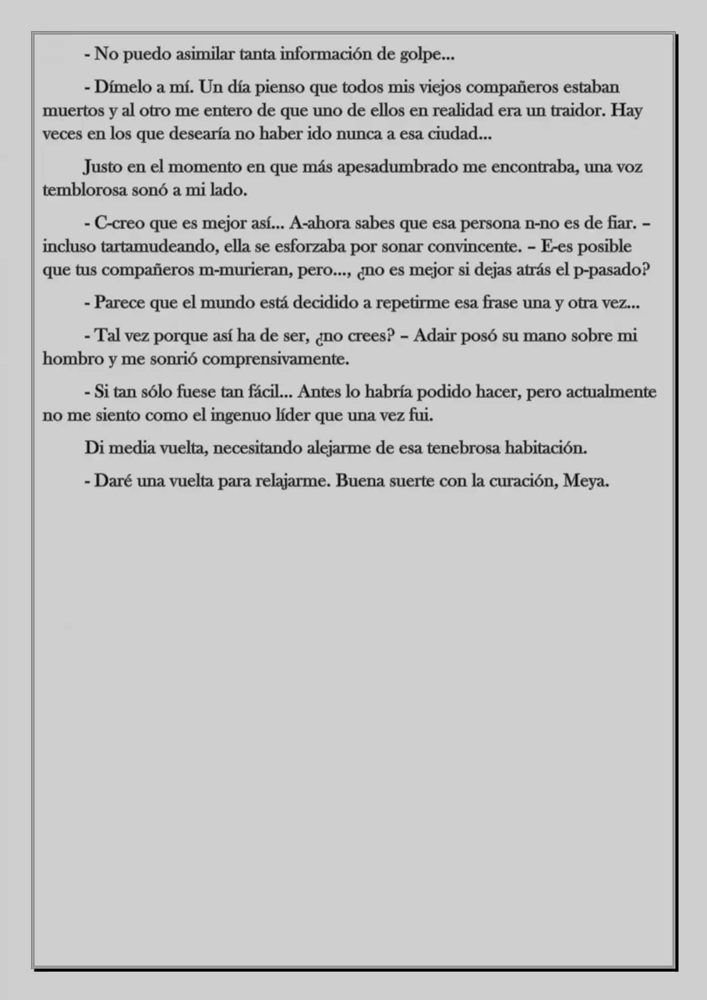 Monochrome Cross - Remade (Novela) - Capítulo 27 - Página 8 - LectorTMOo