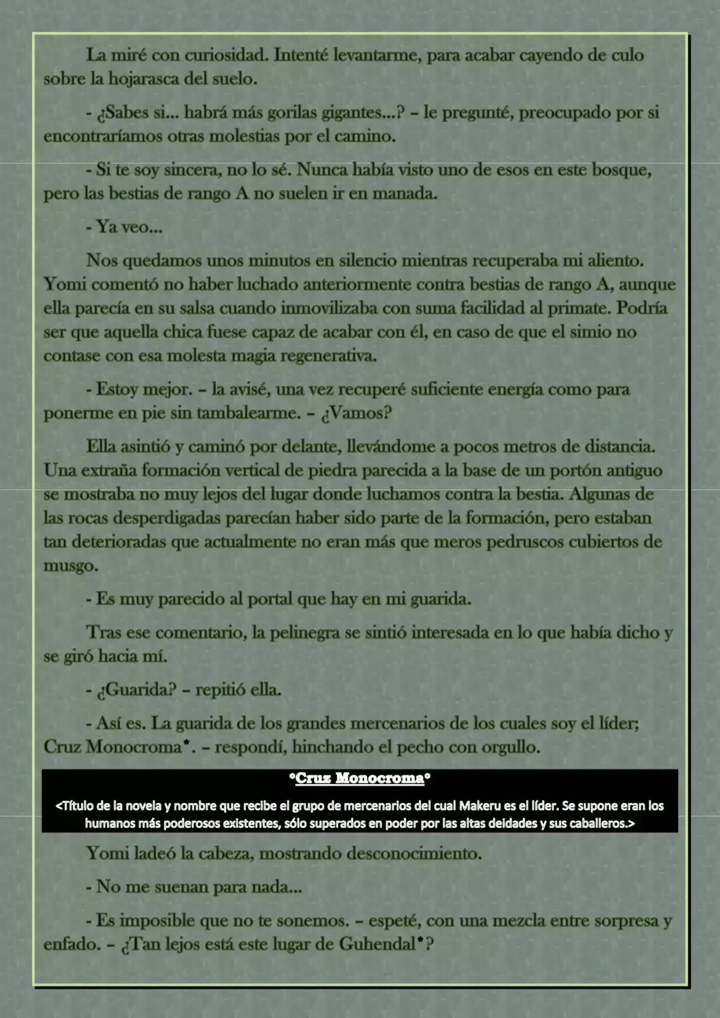 Monochrome Cross - Remade (Novela) - Capítulo 3 - Página 4 - LectorTMOo