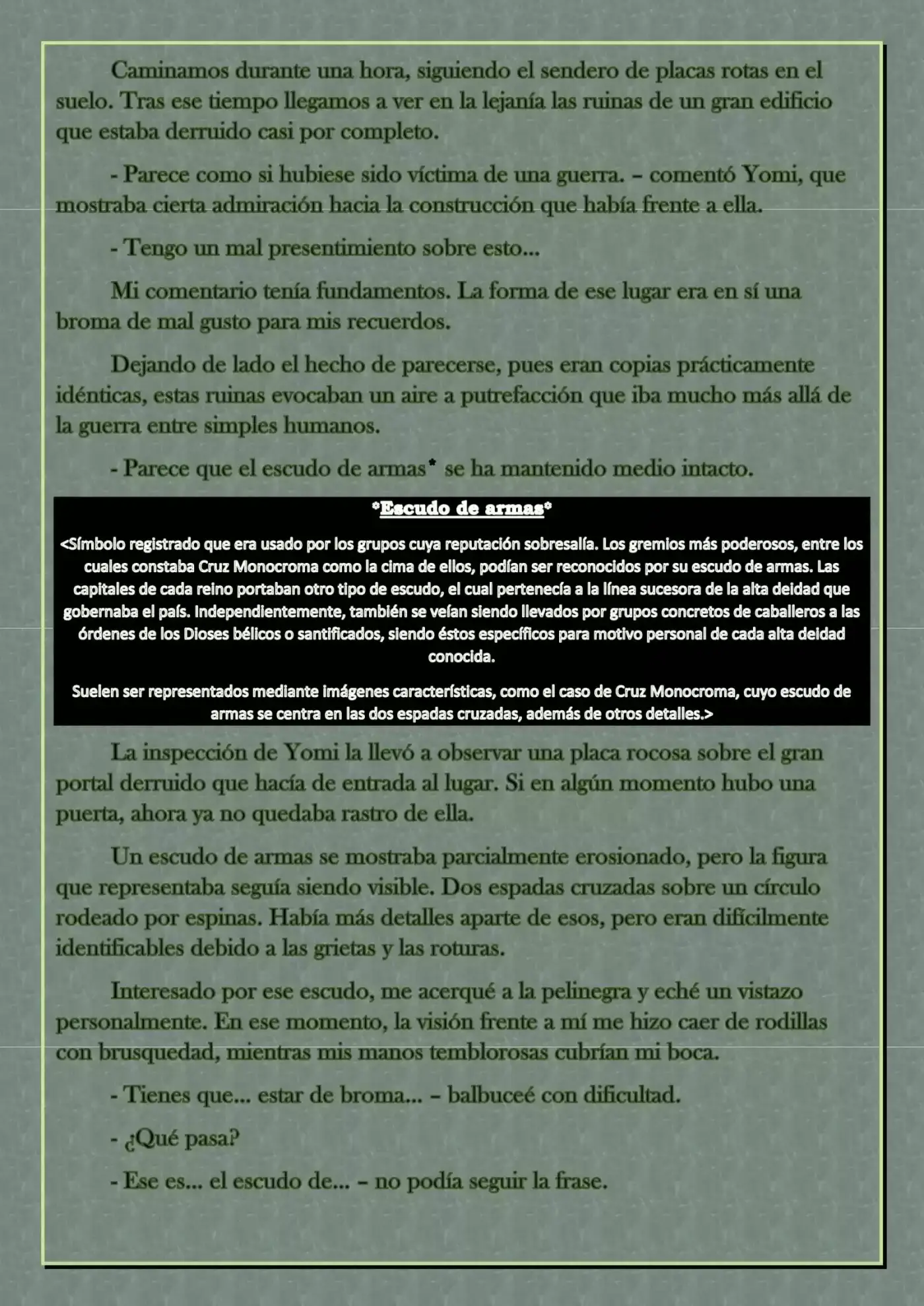 Monochrome Cross - Remade (Novela) - Capítulo 3 - Página 6 - LectorTMOo