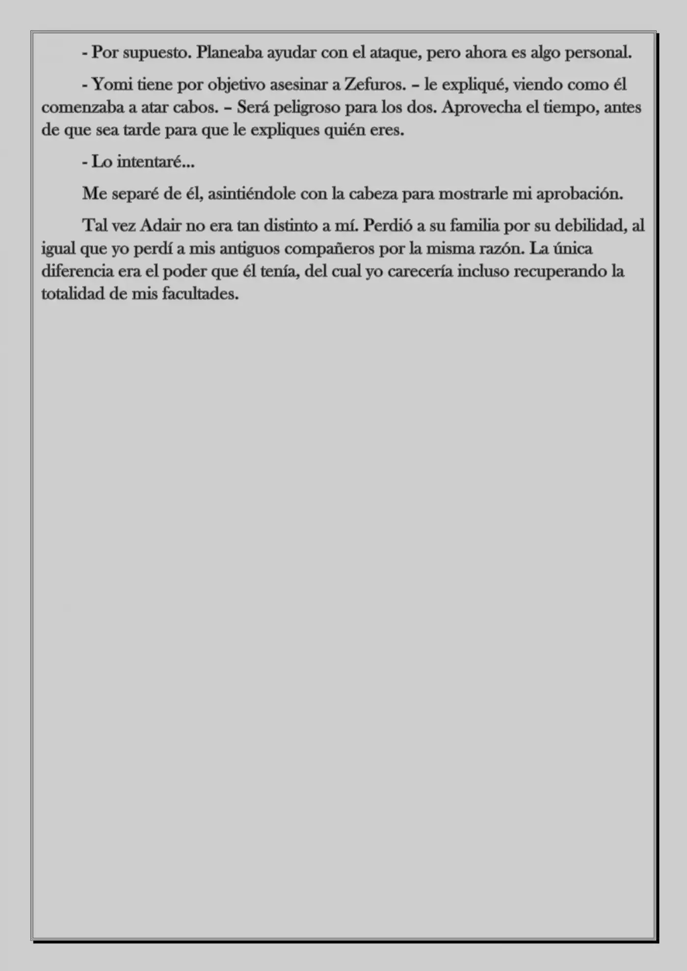 Monochrome Cross - Remade (Novela) - Capítulo 30 - Página 4 - LectorTMOo