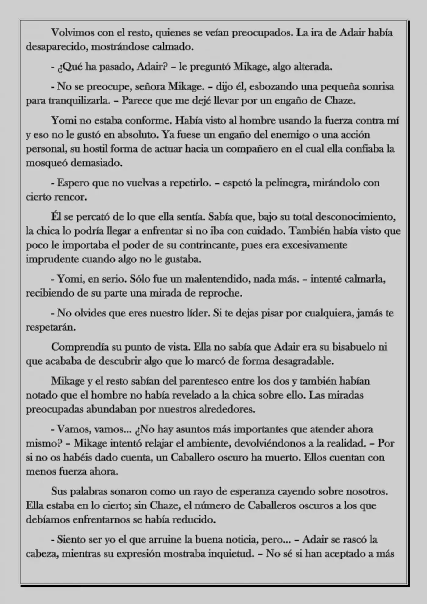 Monochrome Cross - Remade (Novela) - Capítulo 30 - Página 5 - LectorTMOo