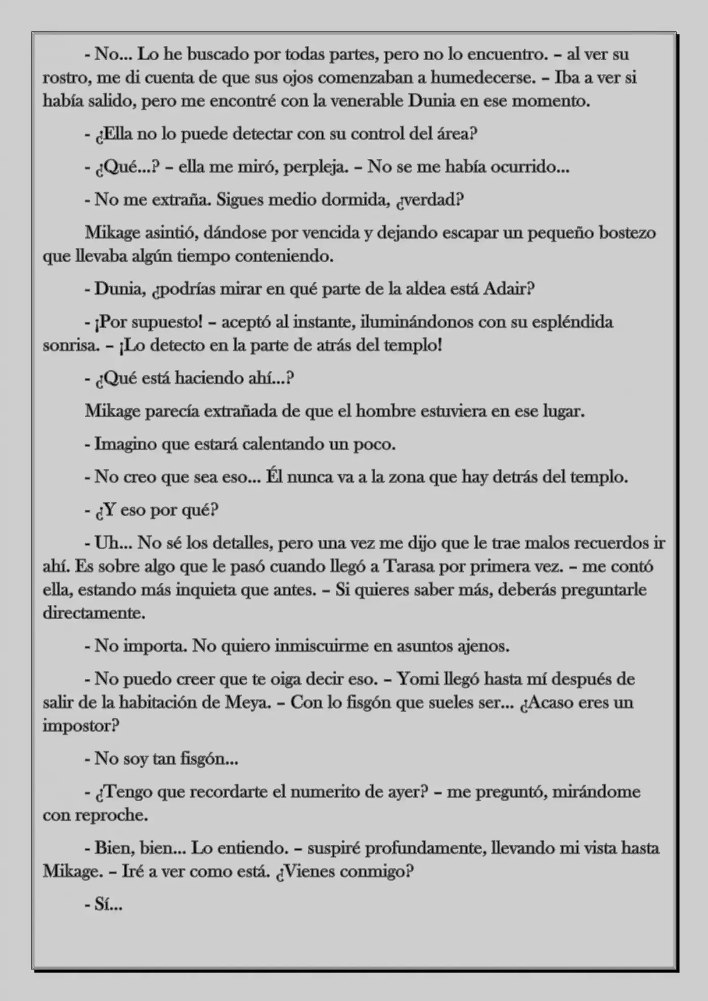 Monochrome Cross - Remade (Novela) - Capítulo 33 - Página 7 - LectorTMOo