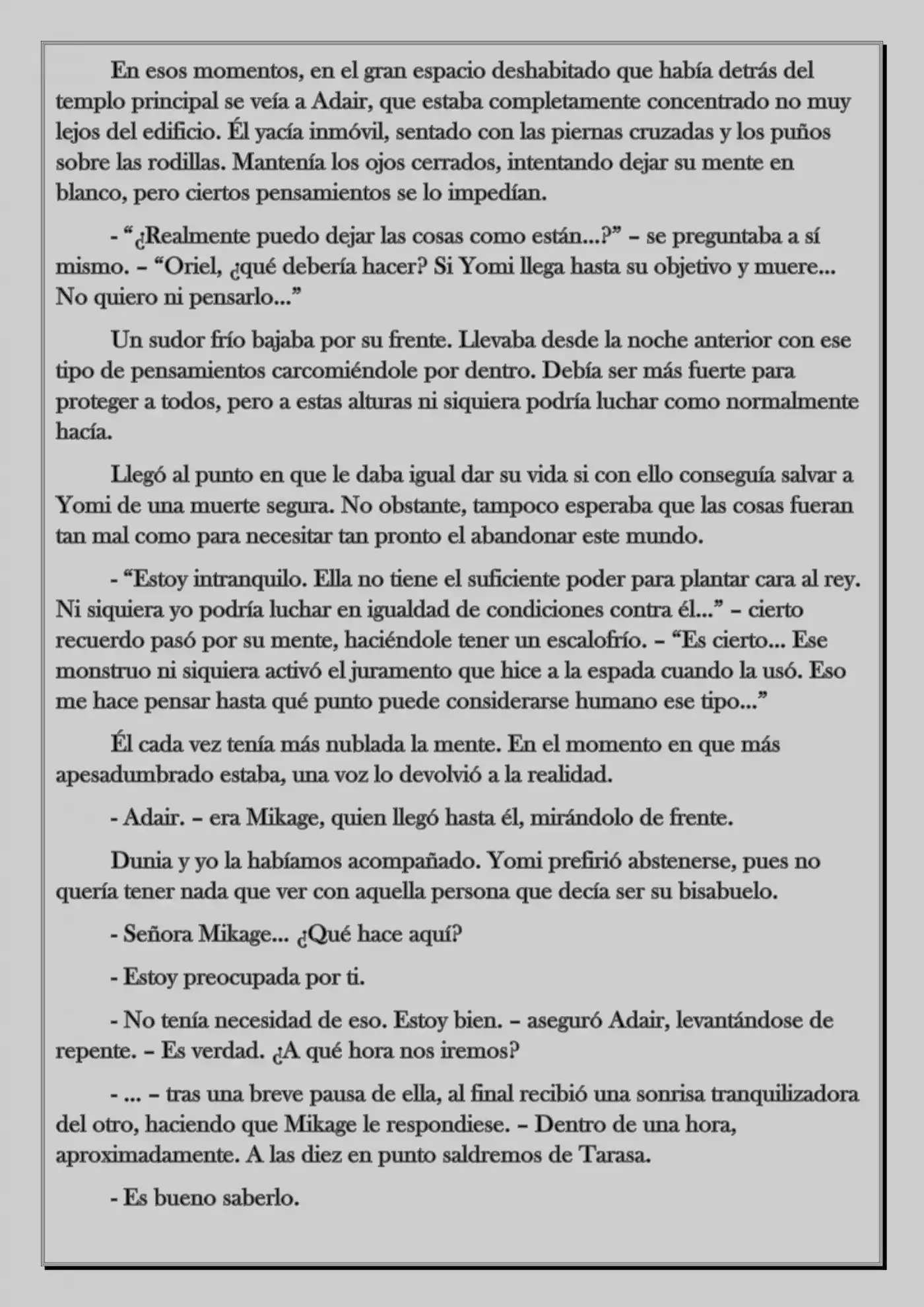 Monochrome Cross - Remade (Novela) - Capítulo 33 - Página 8 - LectorTMOo