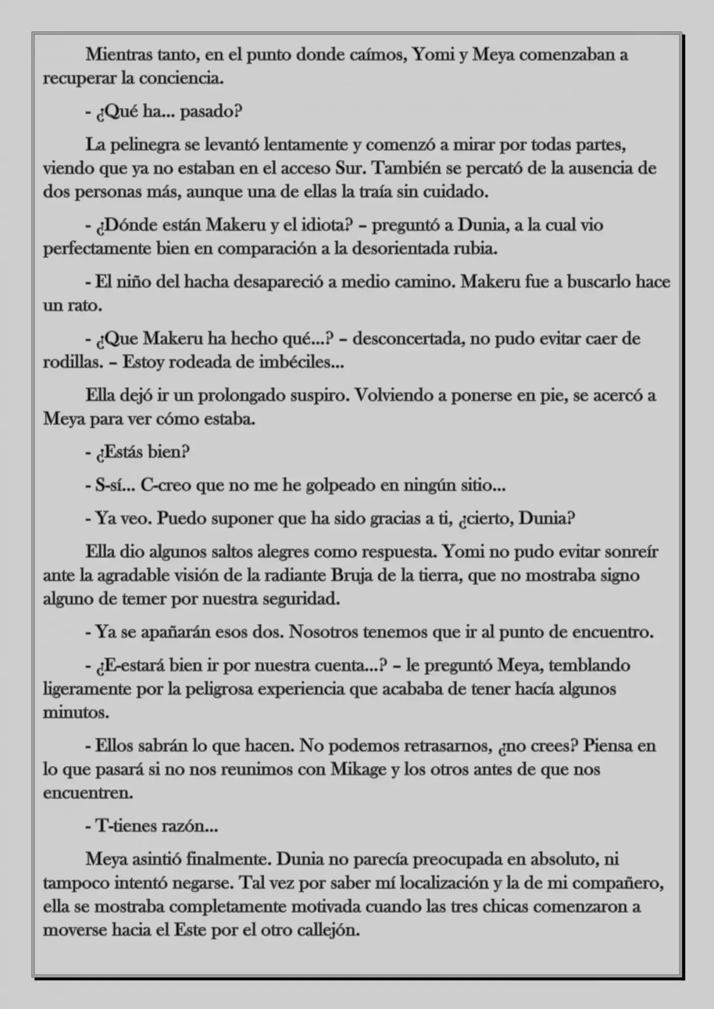 Monochrome Cross - Remade (Novela) - Capítulo 34 - Página 11 - LectorTMOo