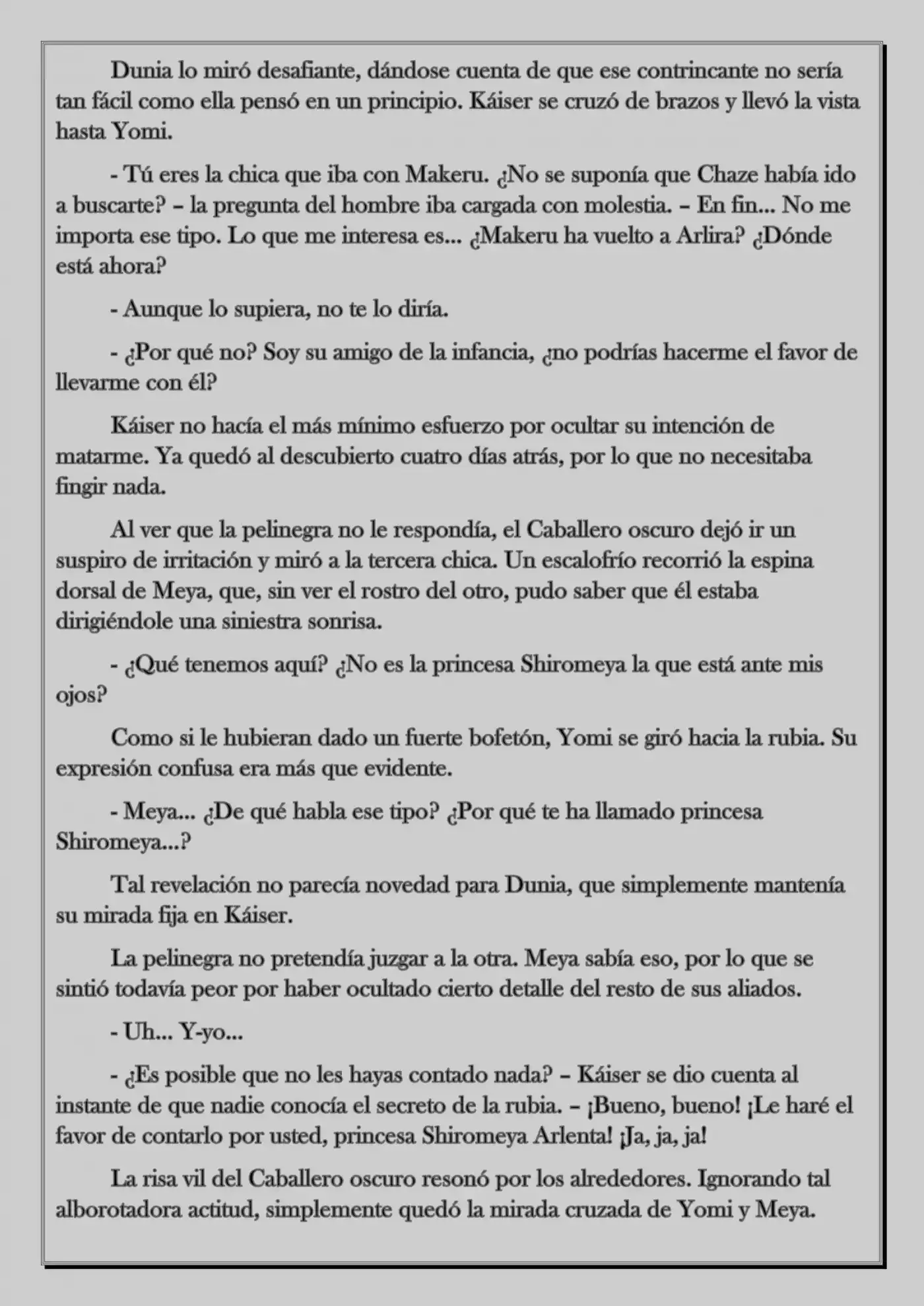 Monochrome Cross - Remade (Novela) - Capítulo 37 - Página 9 - LectorTMOo