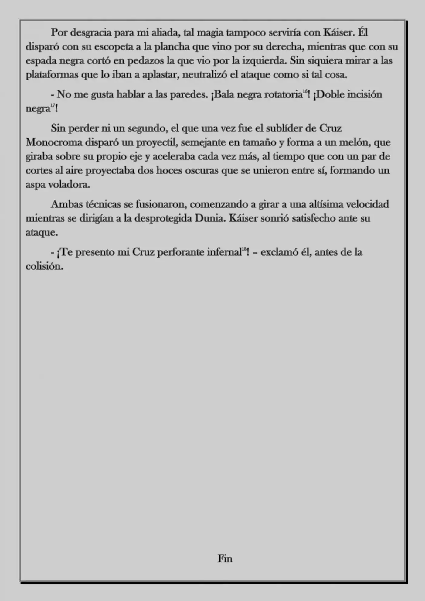 Monochrome Cross - Remade (Novela) - Capítulo 37 - Página 18 - LectorTMOo