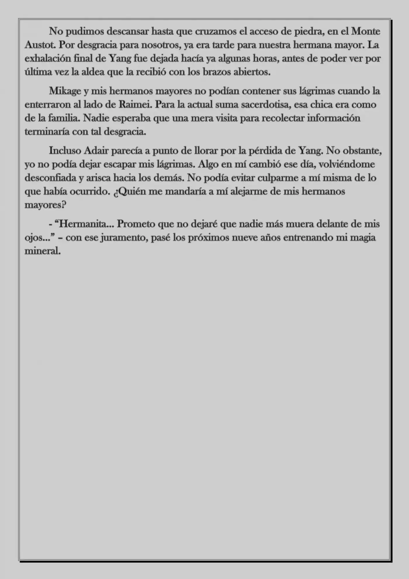 Monochrome Cross - Remade (Novela) - Capítulo 38 - Página 8 - LectorTMOo