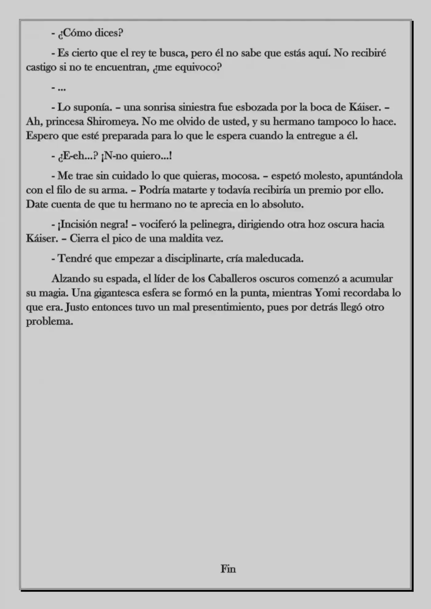 Monochrome Cross - Remade (Novela) - Capítulo 38 - Página 18 - LectorTMOo