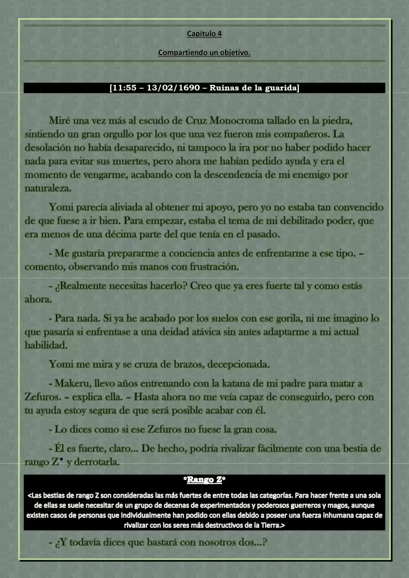 Monochrome Cross - Remade (Novela) - Capítulo 4 - Página 3 - LectorTMOo