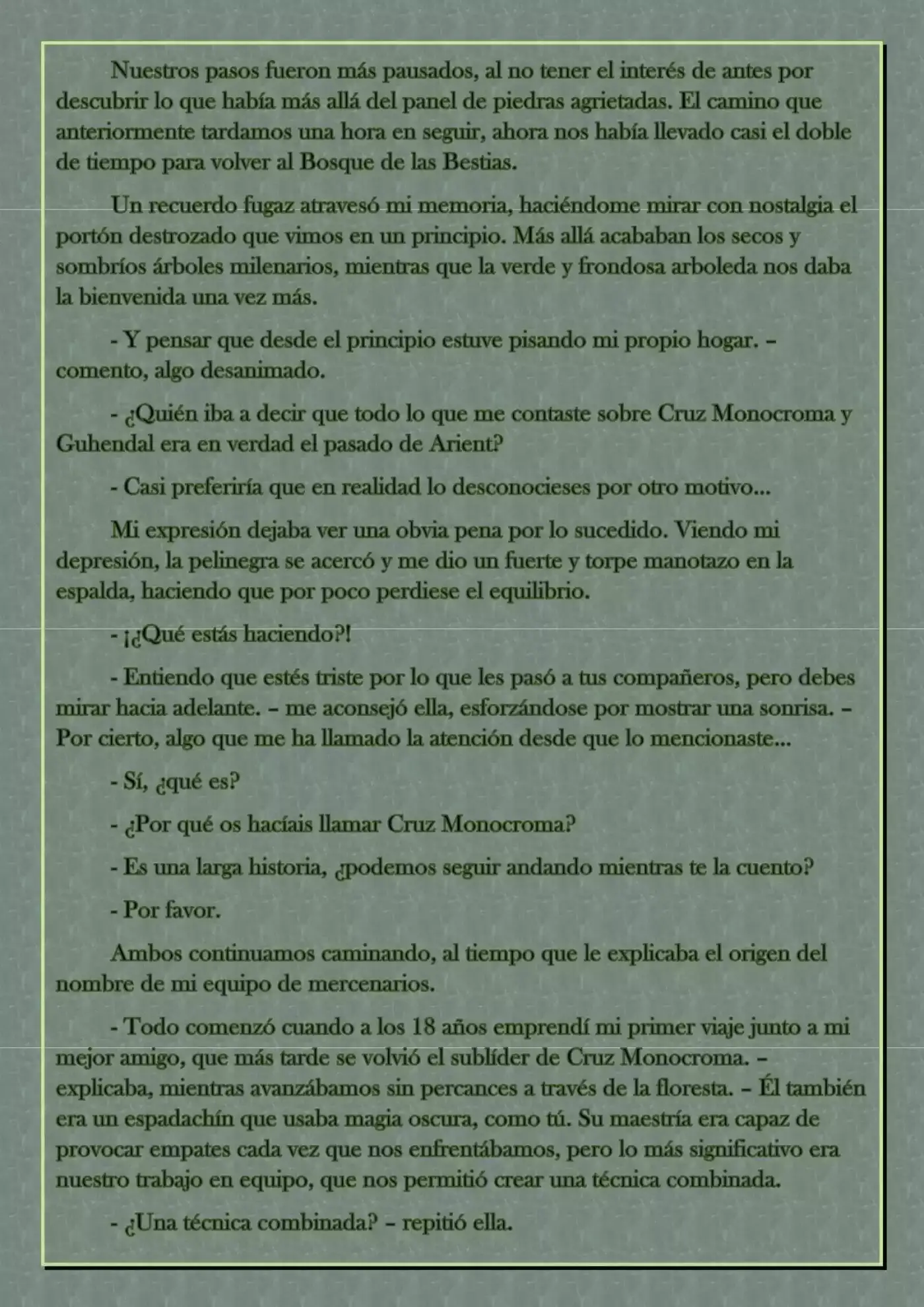 Monochrome Cross - Remade (Novela) - Capítulo 4 - Página 5 - LectorTMOo