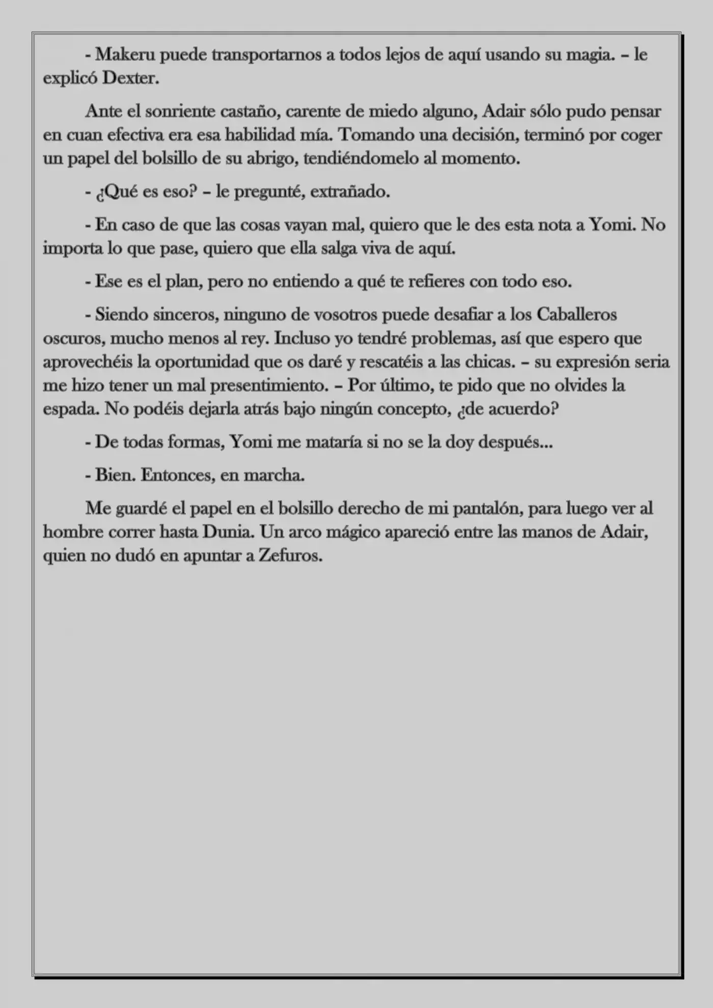 Monochrome Cross - Remade (Novela) - Capítulo 41 - Página 5 - LectorTMOo