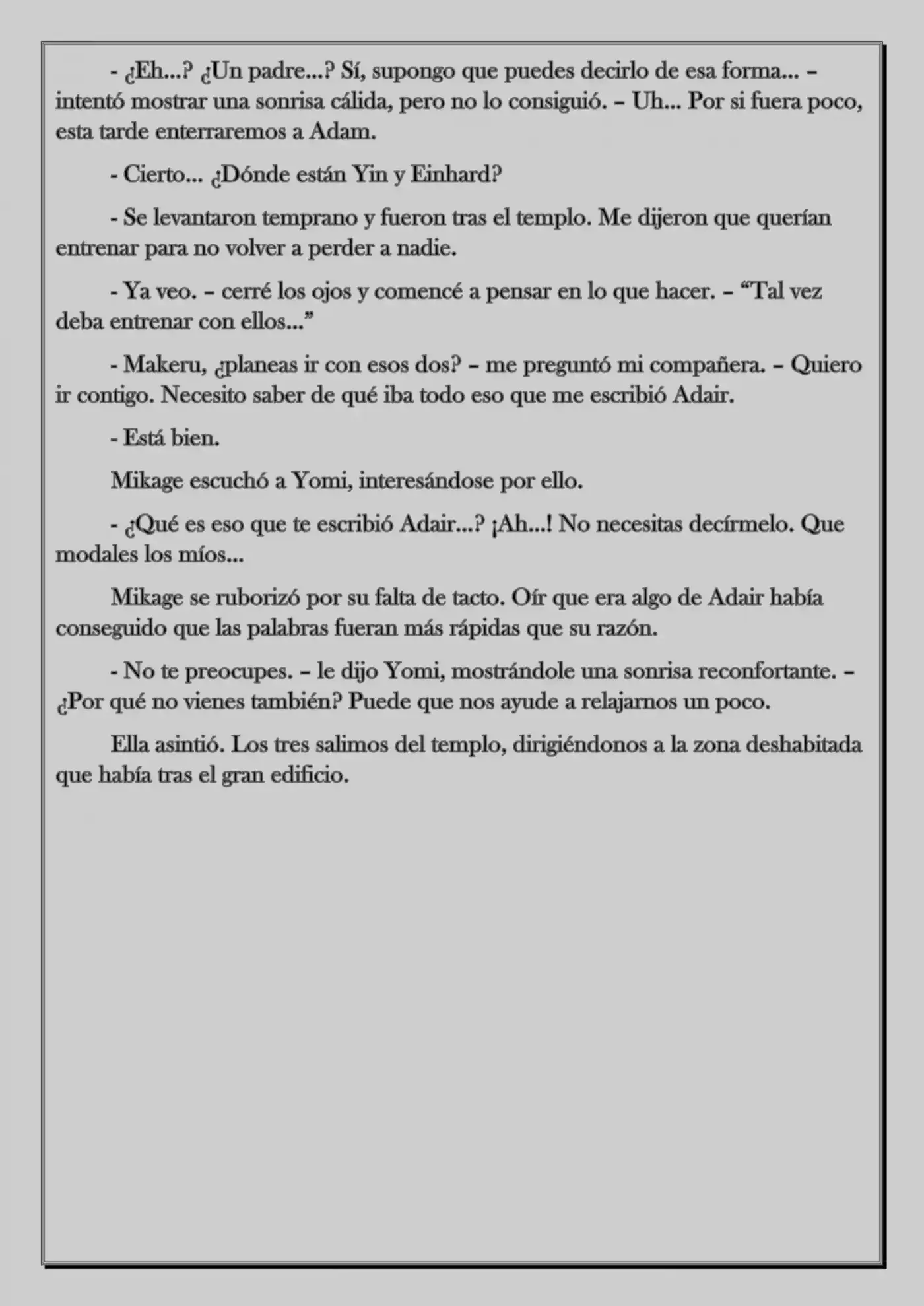 Monochrome Cross - Remade (Novela) - Capítulo 44 - Página 5 - LectorTMOo