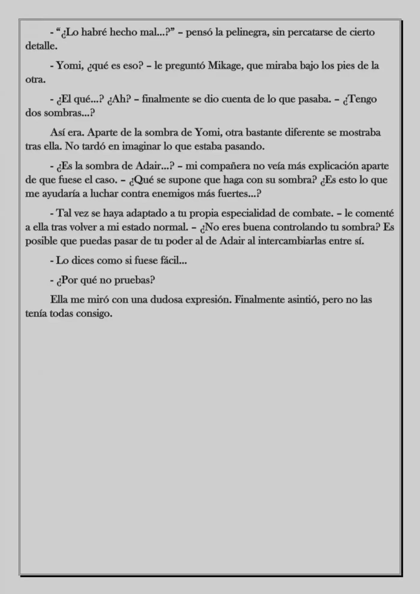 Monochrome Cross - Remade (Novela) - Capítulo 44 - Página 8 - LectorTMOo