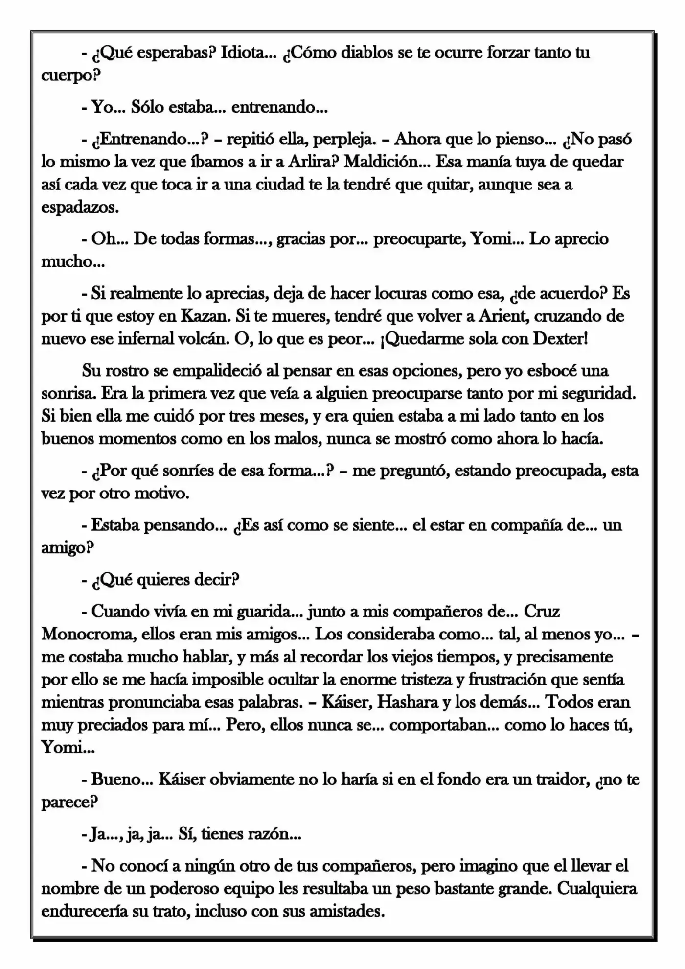 Monochrome Cross - Remade (Novela) - Capítulo 56 - Página 10 - LectorTMOo