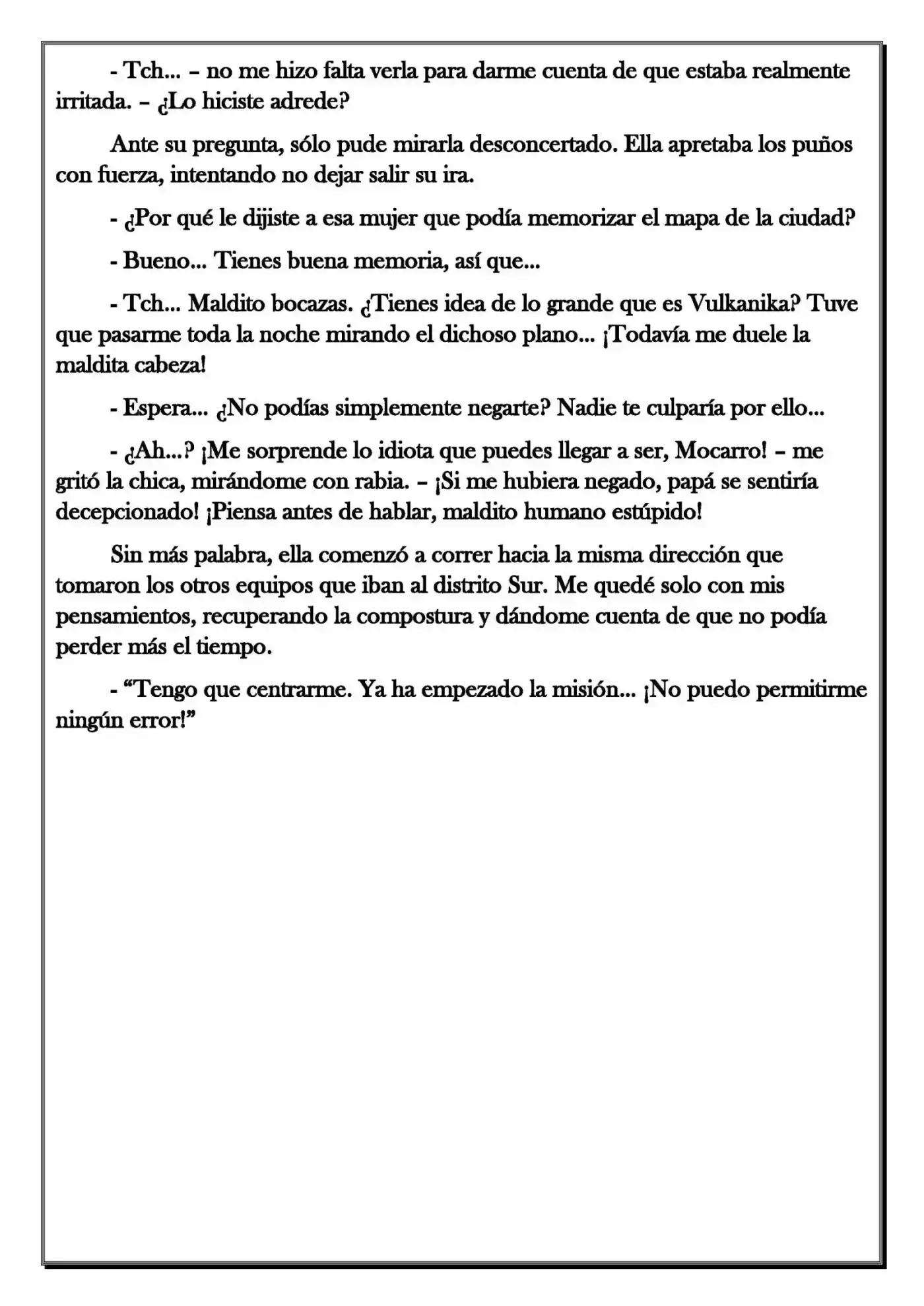Monochrome Cross - Remade (Novela) - Capítulo 57 - Página 6 - LectorTMOo