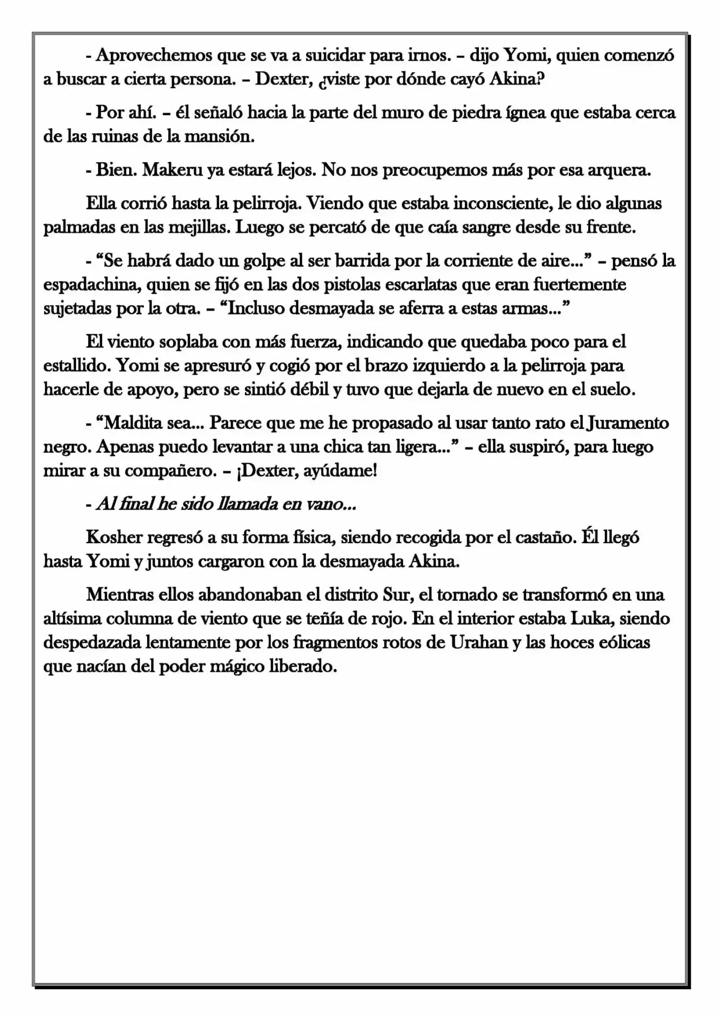 Monochrome Cross - Remade (Novela) - Capítulo 77 - Página 6 - LectorTMOo