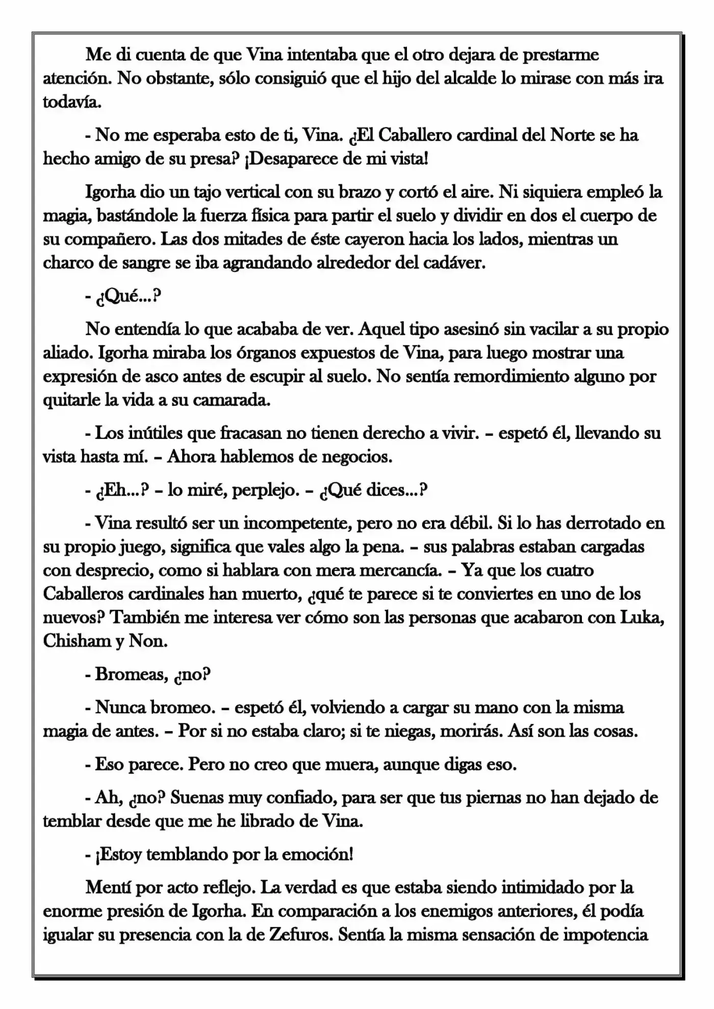 Monochrome Cross - Remade (Novela) - Capítulo 77 - Página 9 - LectorTMOo