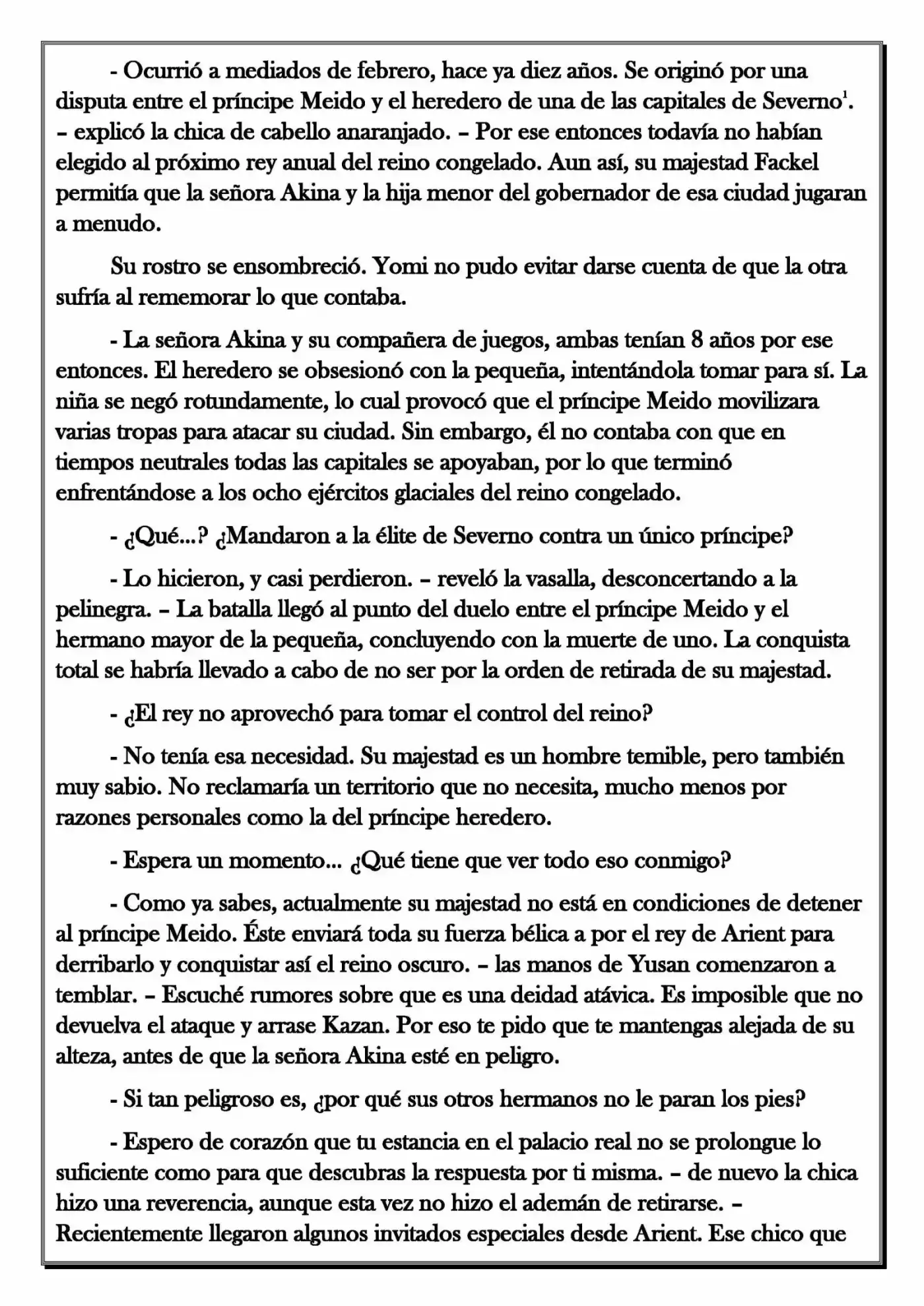 Monochrome Cross - Remade (Novela) - Capítulo 88 - Página 9 - LectorTMOo