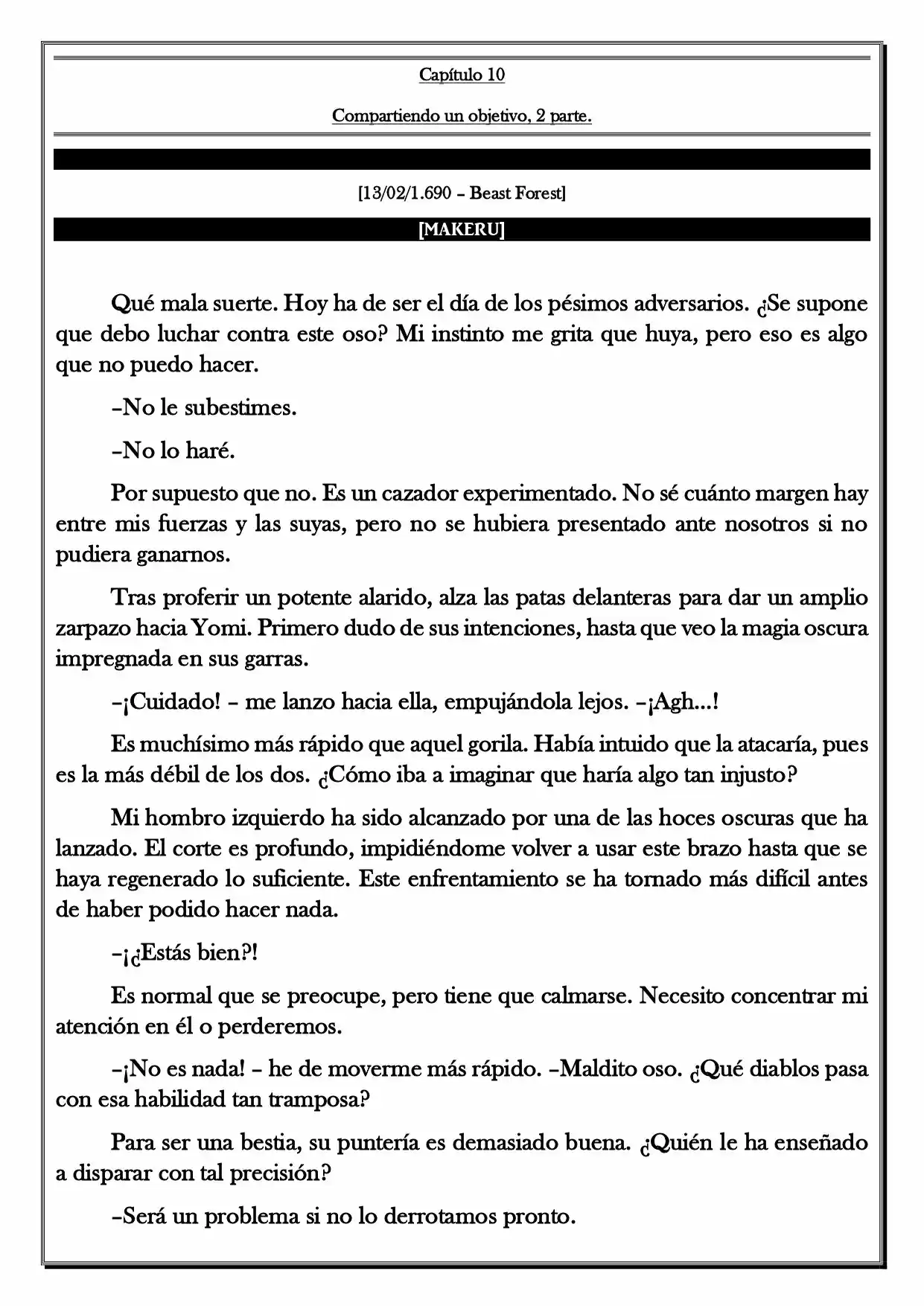 Monochrome Cross - Remade (Novela) - Capítulo 10 - Página 2 - LectorTMOo