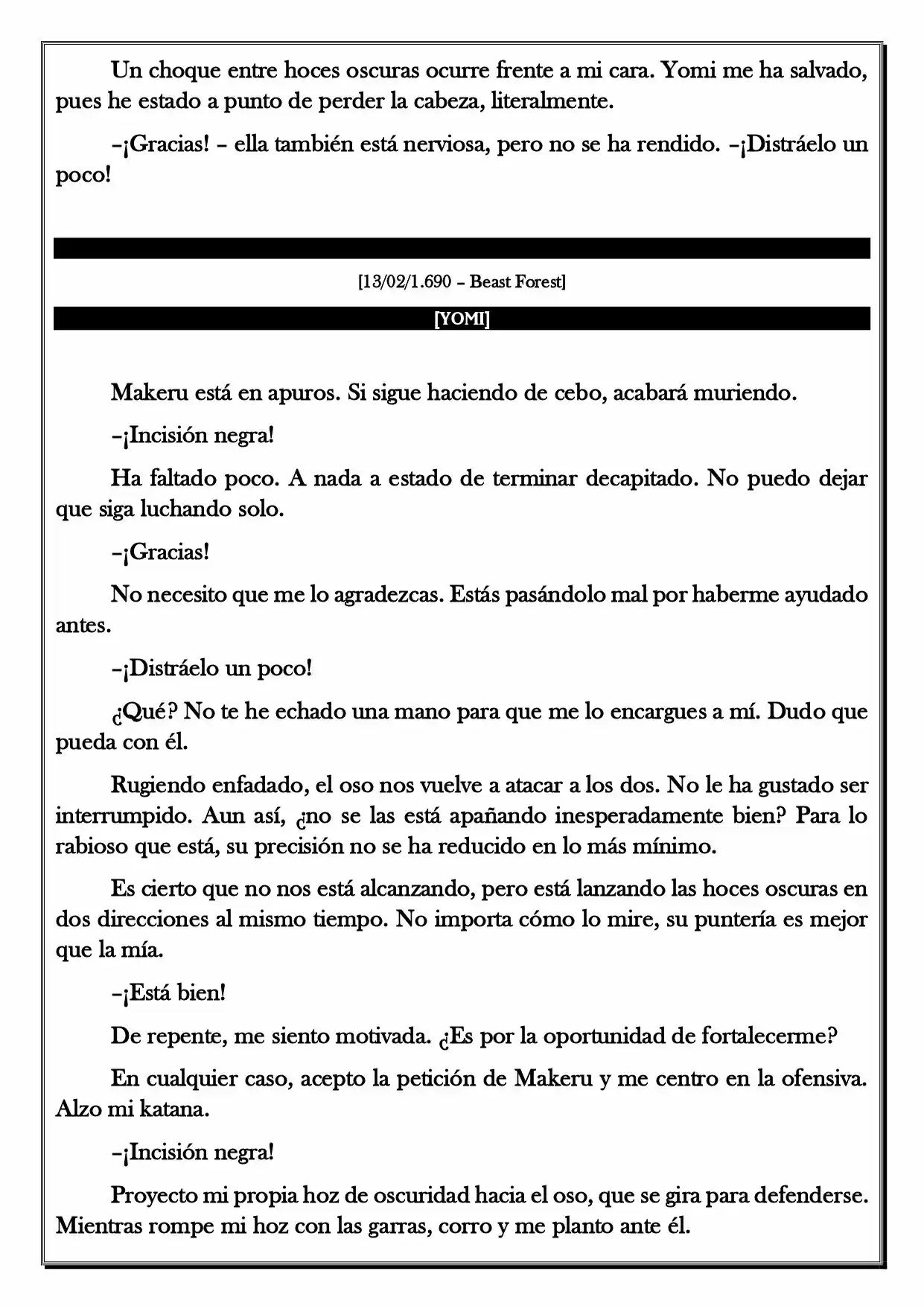 Monochrome Cross - Remade (Novela) - Capítulo 10 - Página 4 - LectorTMOo