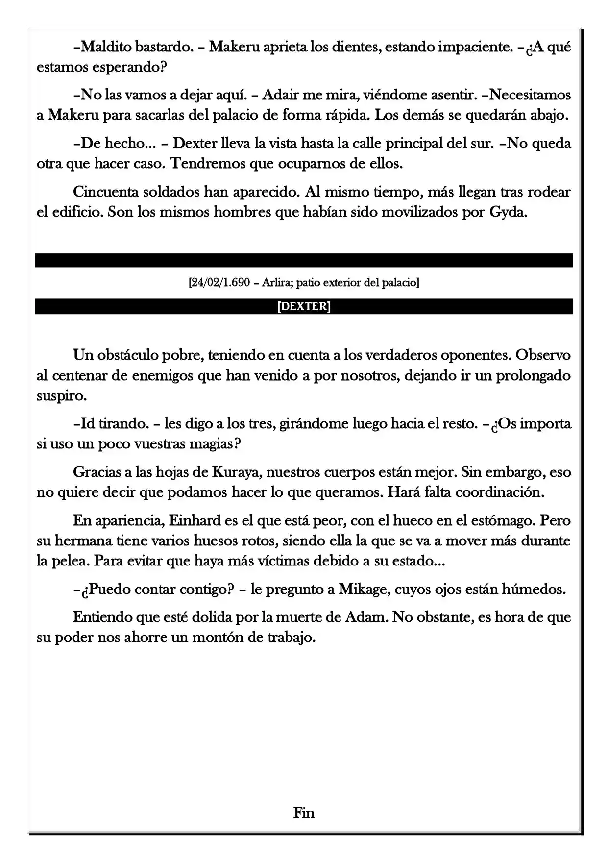 Monochrome Cross - Remade (Novela) - Capítulo 101 - Página 6 - LectorTMOo