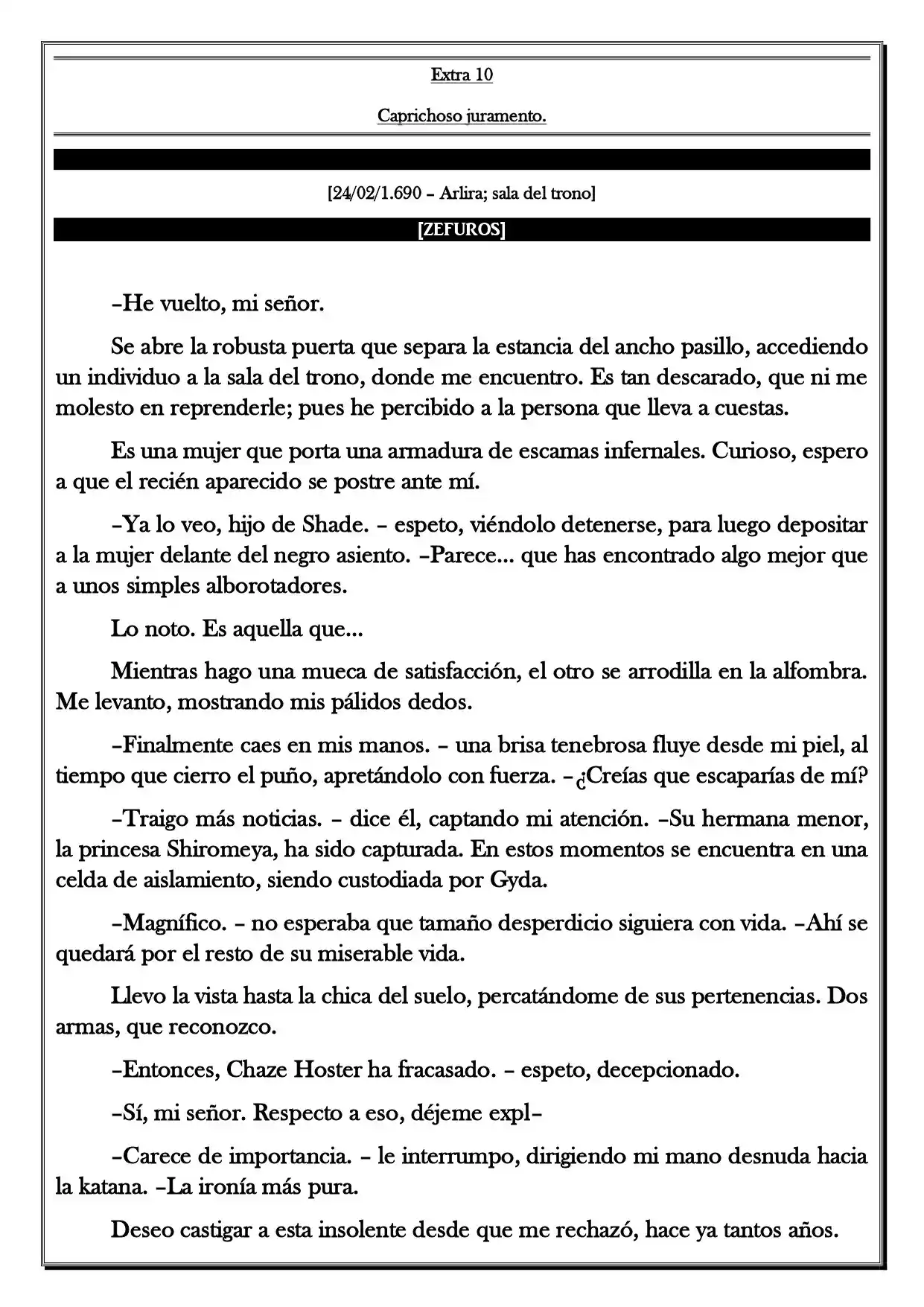 Monochrome Cross - Remade (Novela) - Capítulo 102.51 - Página 2 - LectorTMOo