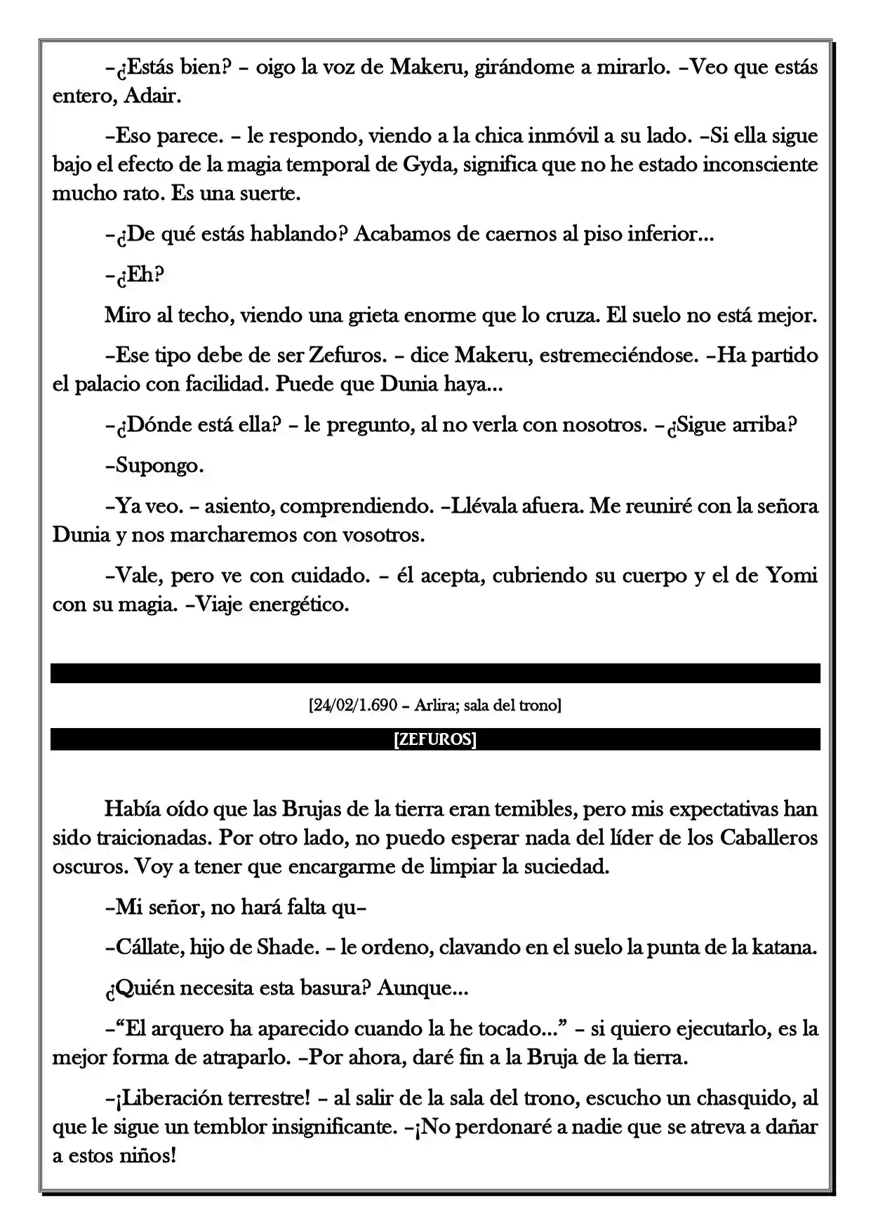 Monochrome Cross - Remade (Novela) - Capítulo 103 - Página 5 - LectorTMOo