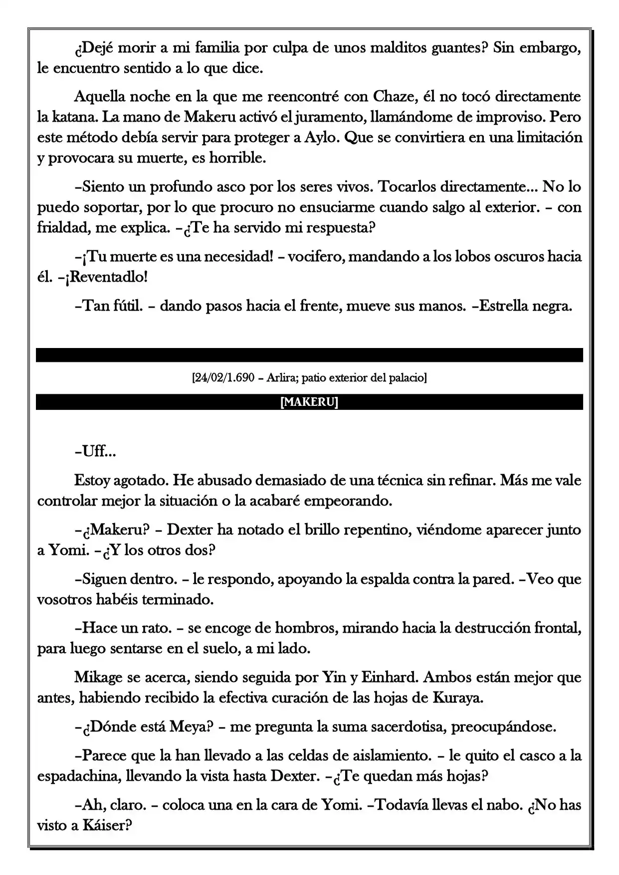 Monochrome Cross - Remade (Novela) - Capítulo 104 - Página 4 - LectorTMOo