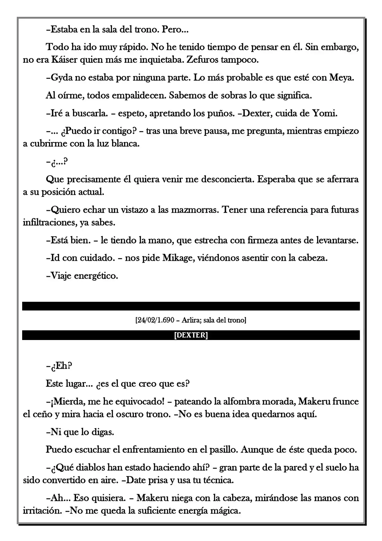 Monochrome Cross - Remade (Novela) - Capítulo 104 - Página 5 - LectorTMOo