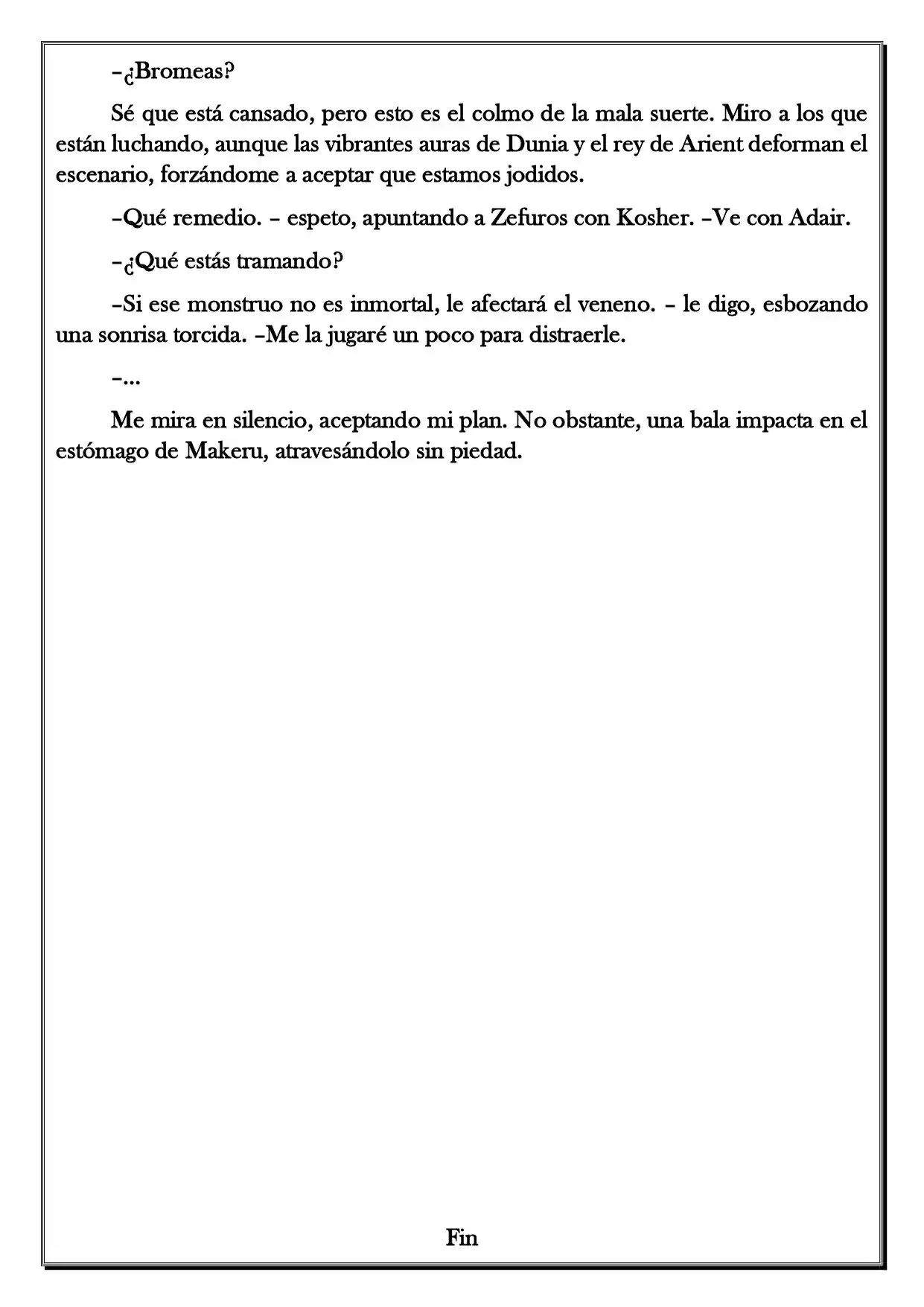 Monochrome Cross - Remade (Novela) - Capítulo 104 - Página 6 - LectorTMOo