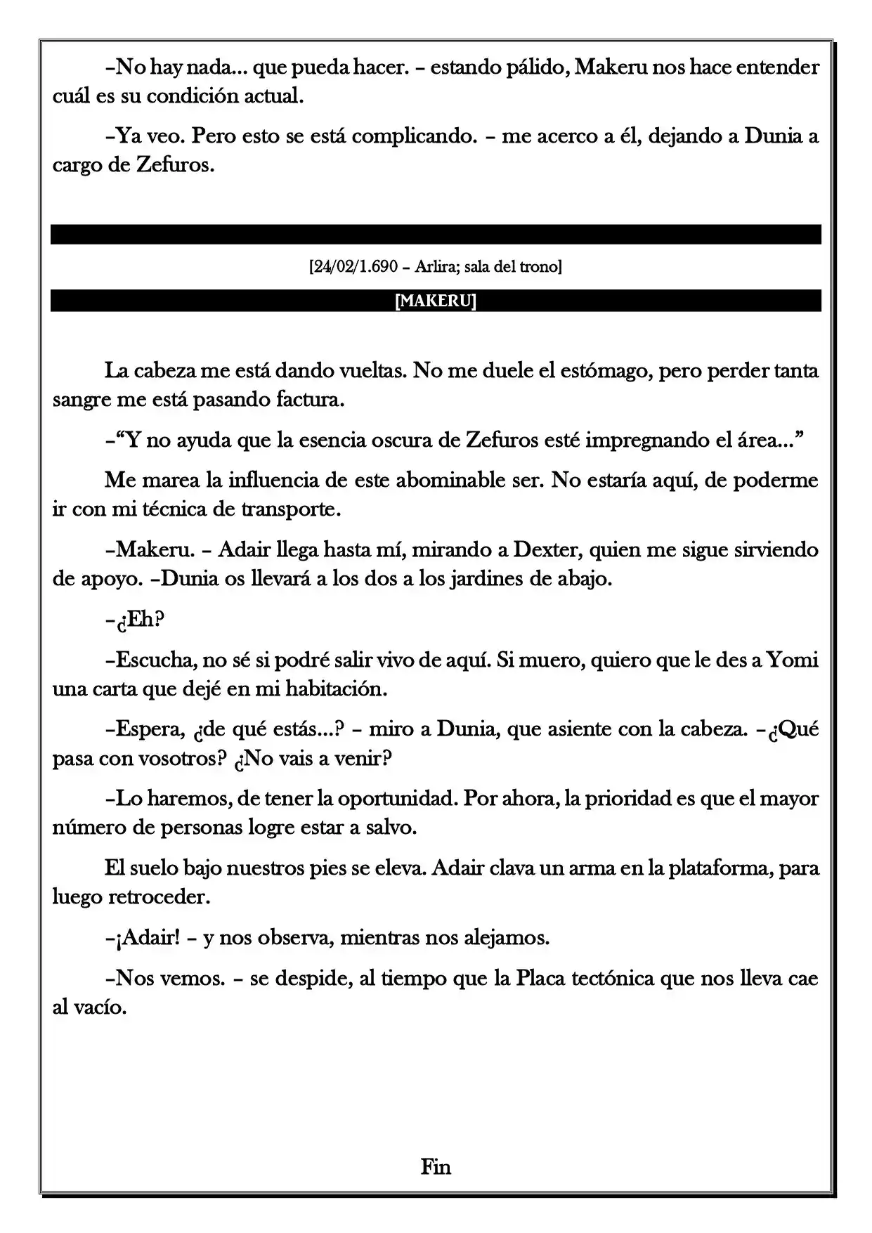 Monochrome Cross - Remade (Novela) - Capítulo 105 - Página 6 - LectorTMOo