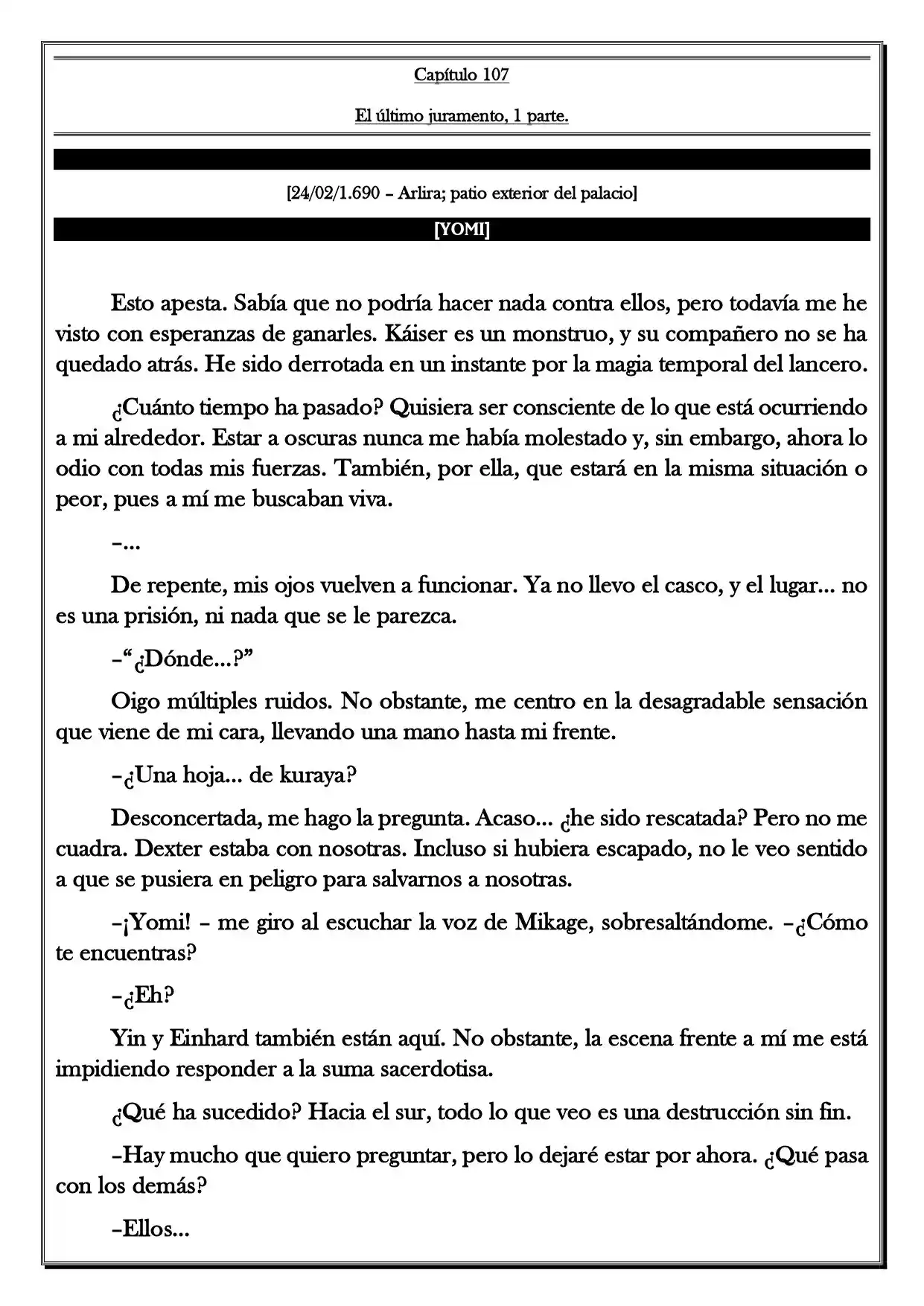 Monochrome Cross - Remade (Novela) - Capítulo 107 - Página 2 - LectorTMOo