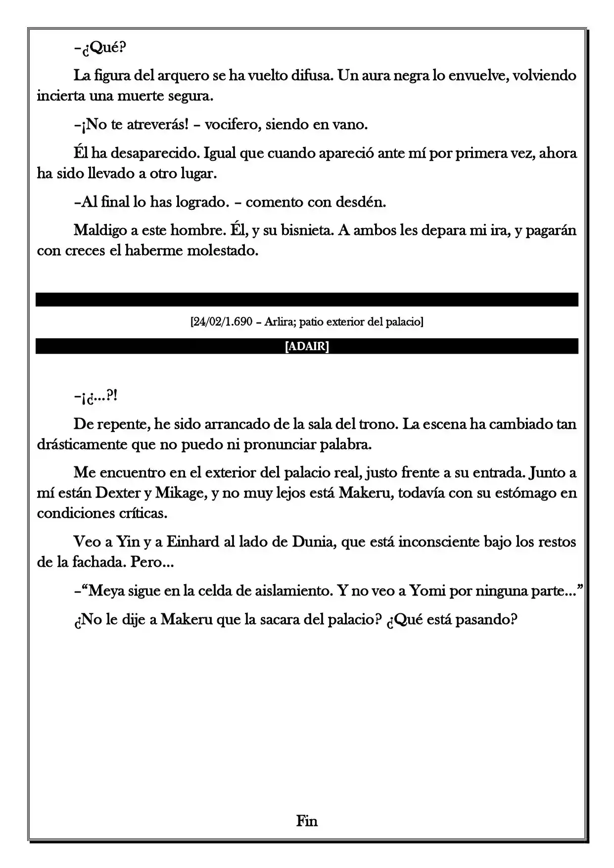 Monochrome Cross - Remade (Novela) - Capítulo 107 - Página 6 - LectorTMOo