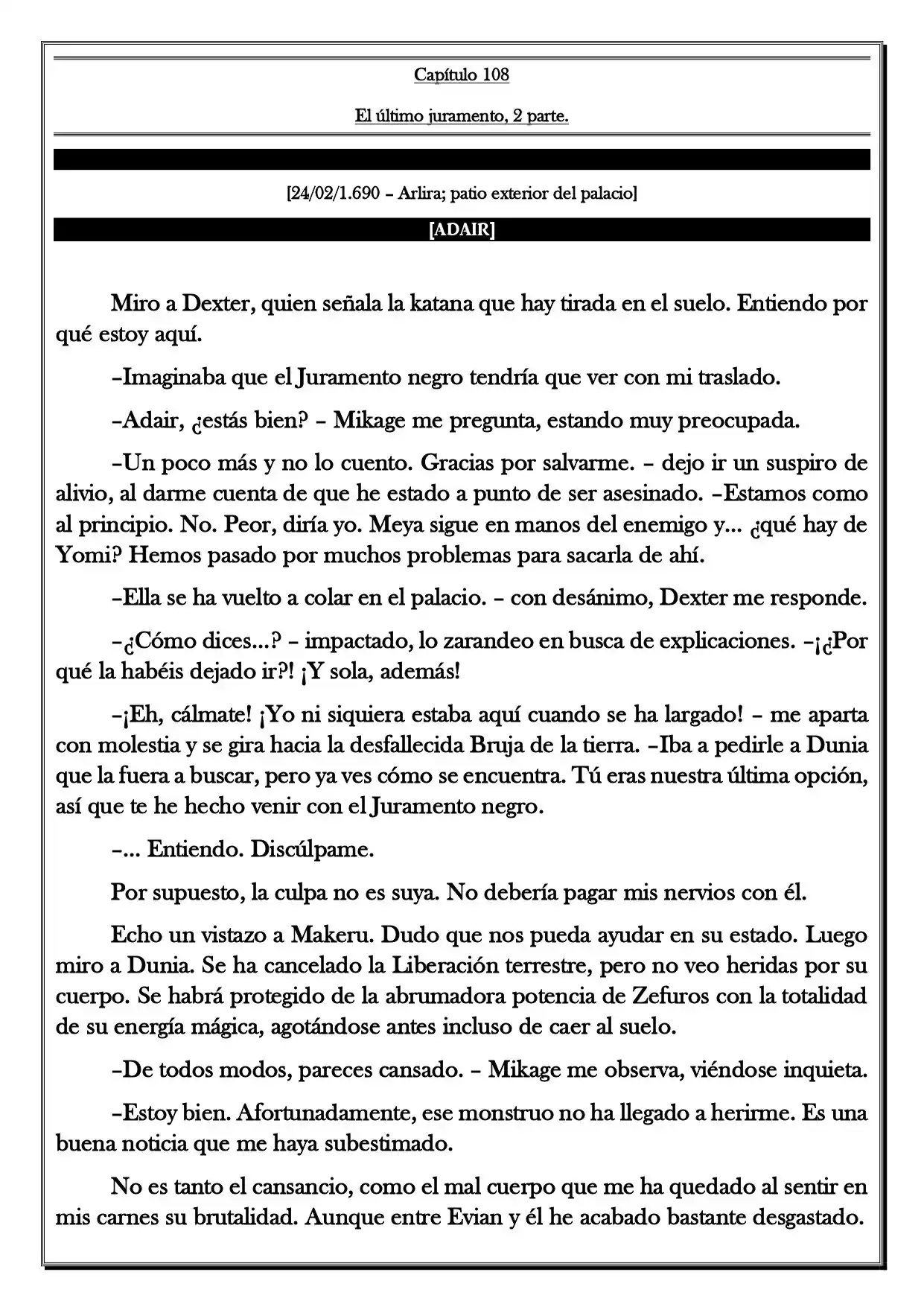 Monochrome Cross - Remade (Novela) - Capítulo 108 - Página 2 - LectorTMOo