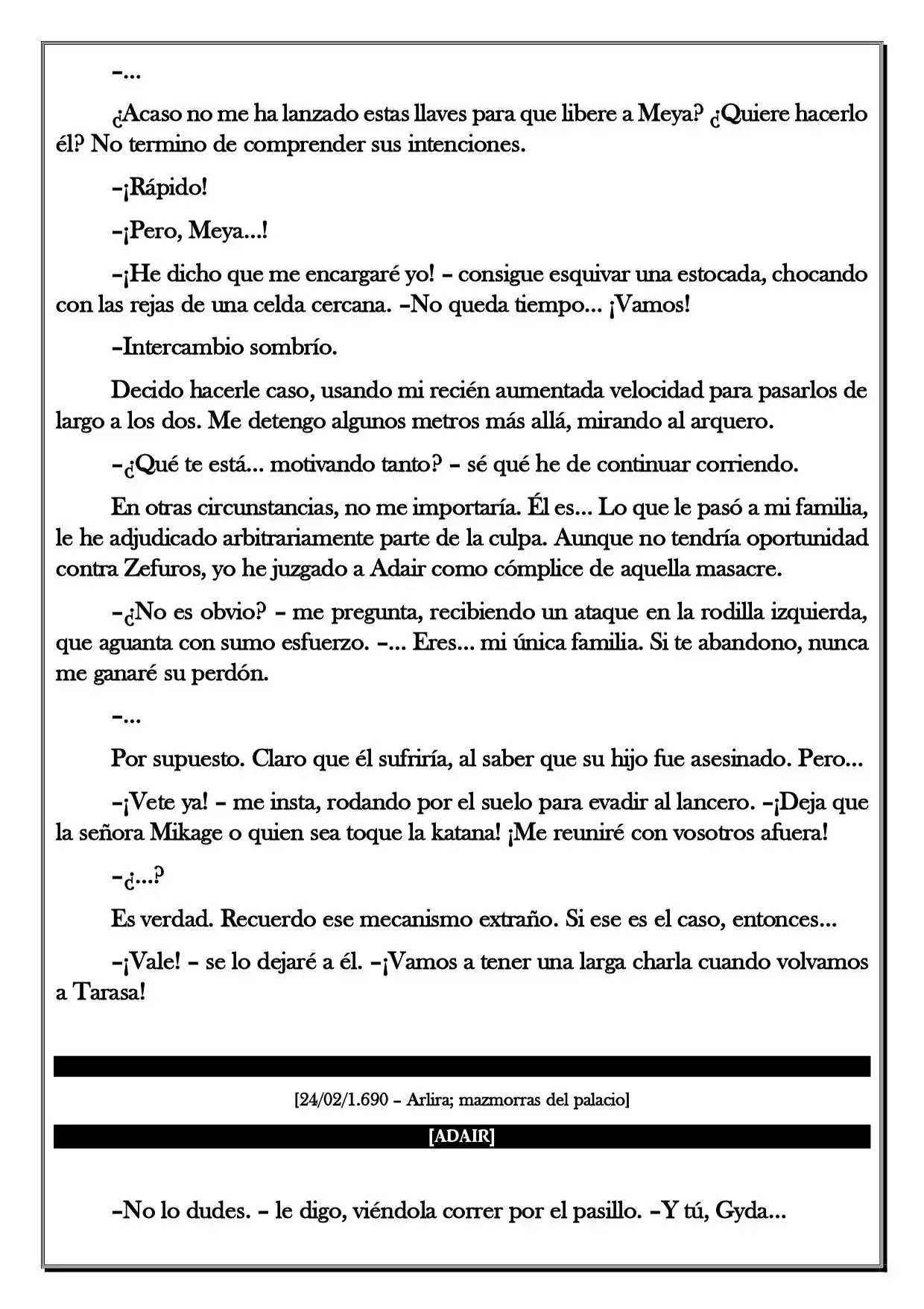 Monochrome Cross - Remade (Novela) - Capítulo 109 - Página 4 - LectorTMOo