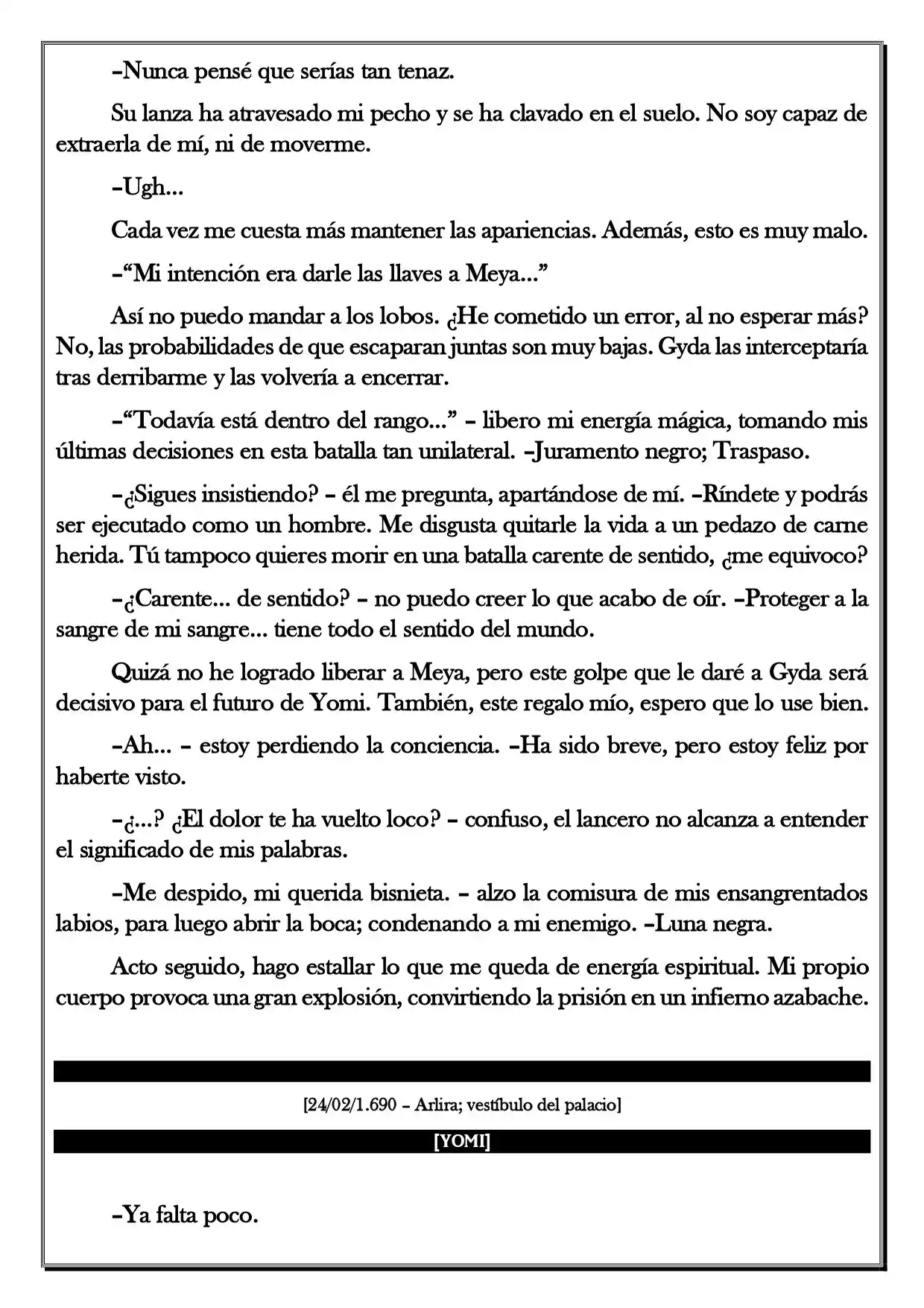 Monochrome Cross - Remade (Novela) - Capítulo 109 - Página 5 - LectorTMOo